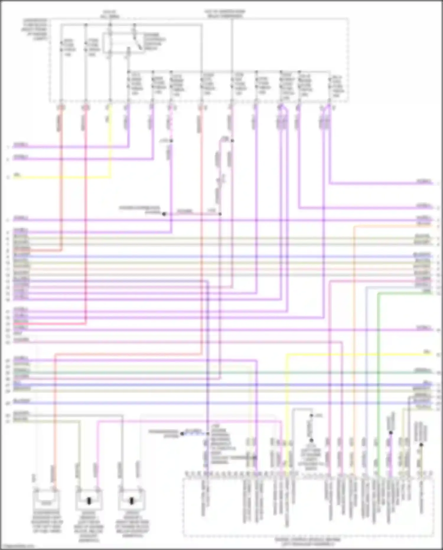 Wiring diagram underhood fuse block for GMC Sierra IV (2018-2022) (60 of 63)