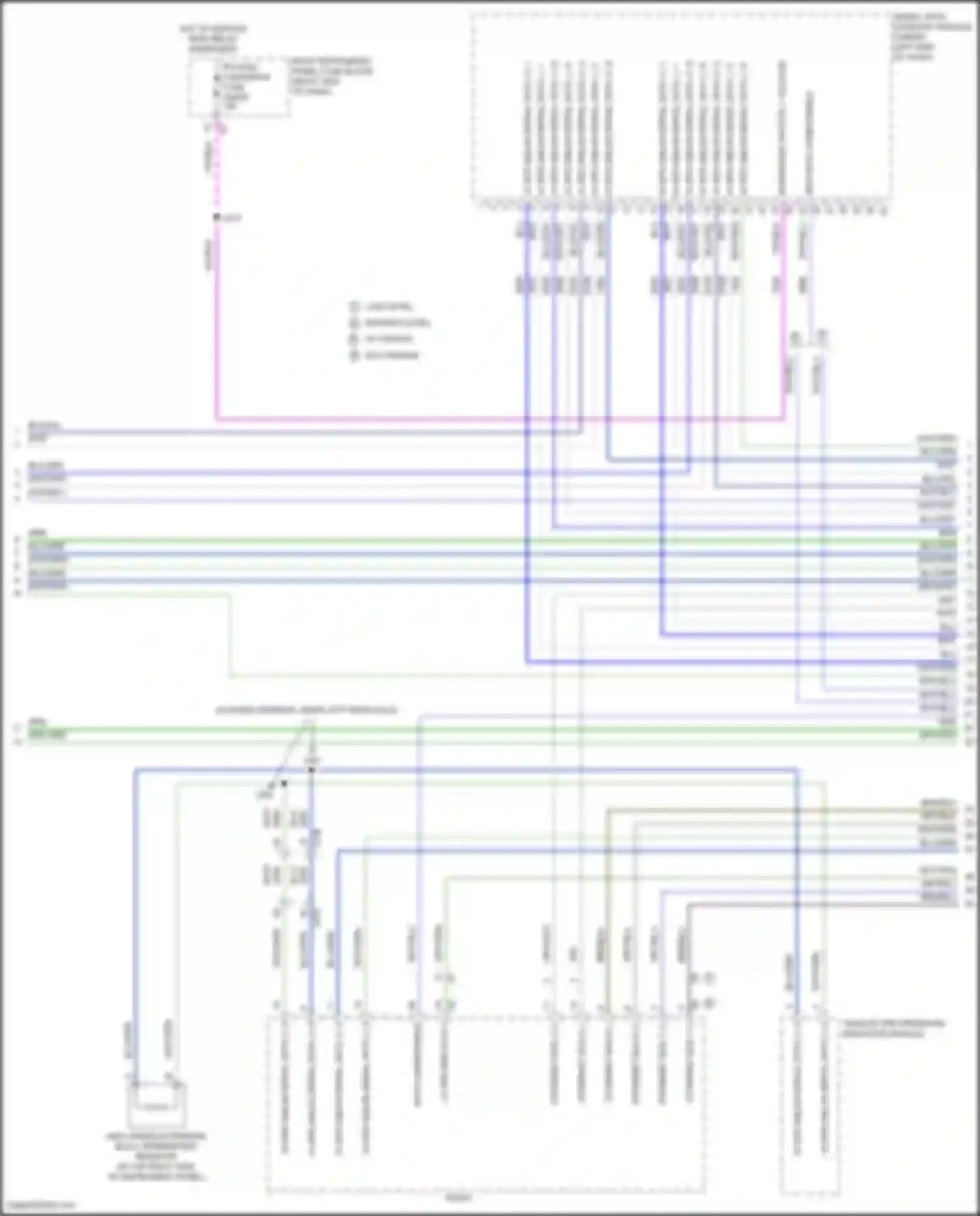Wiring diagram vio/blk for GMC Sierra IV (2018-2022) (61 of 61)