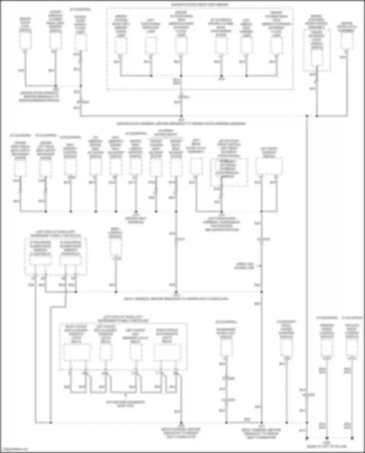 Wiring diagram w/ memory for GMC Sierra IV (2018-2022) (1 of 4)