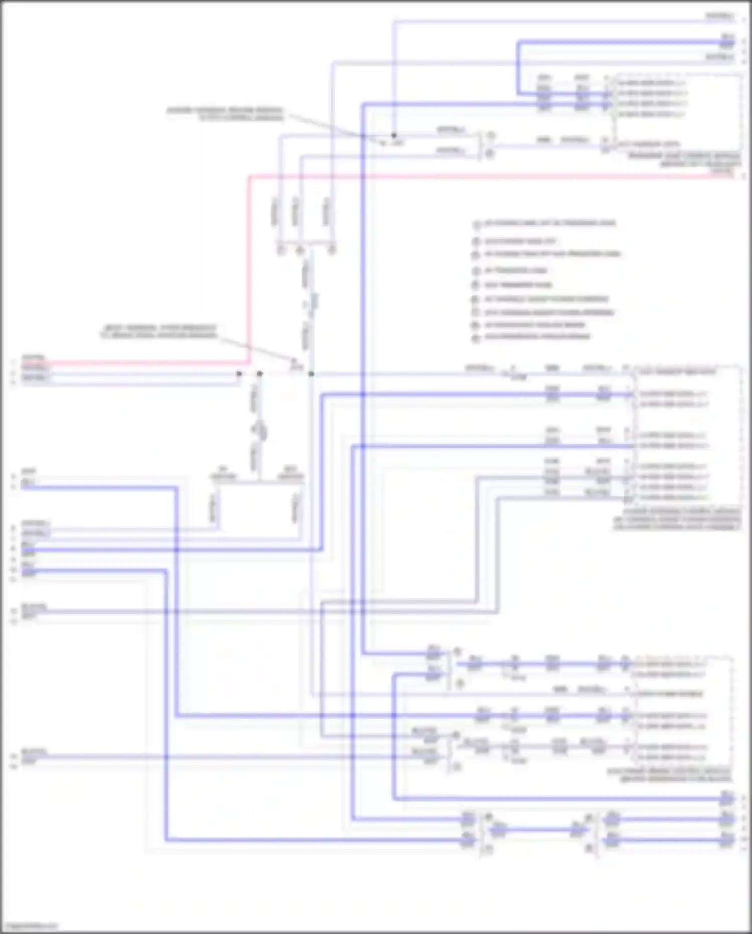 Wiring diagram w/o variable assist power steering for GMC Sierra IV (2018-2022) (3 of 7)