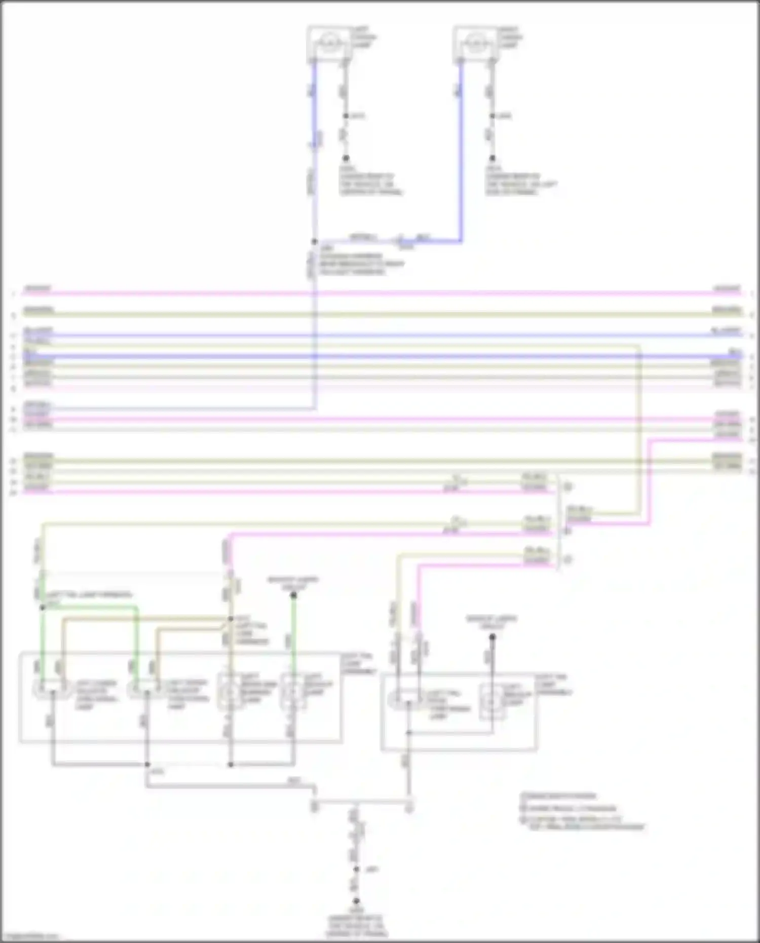 Wiring diagram work truck, lt package for GMC Sierra IV (2018-2022) (1 of 2)