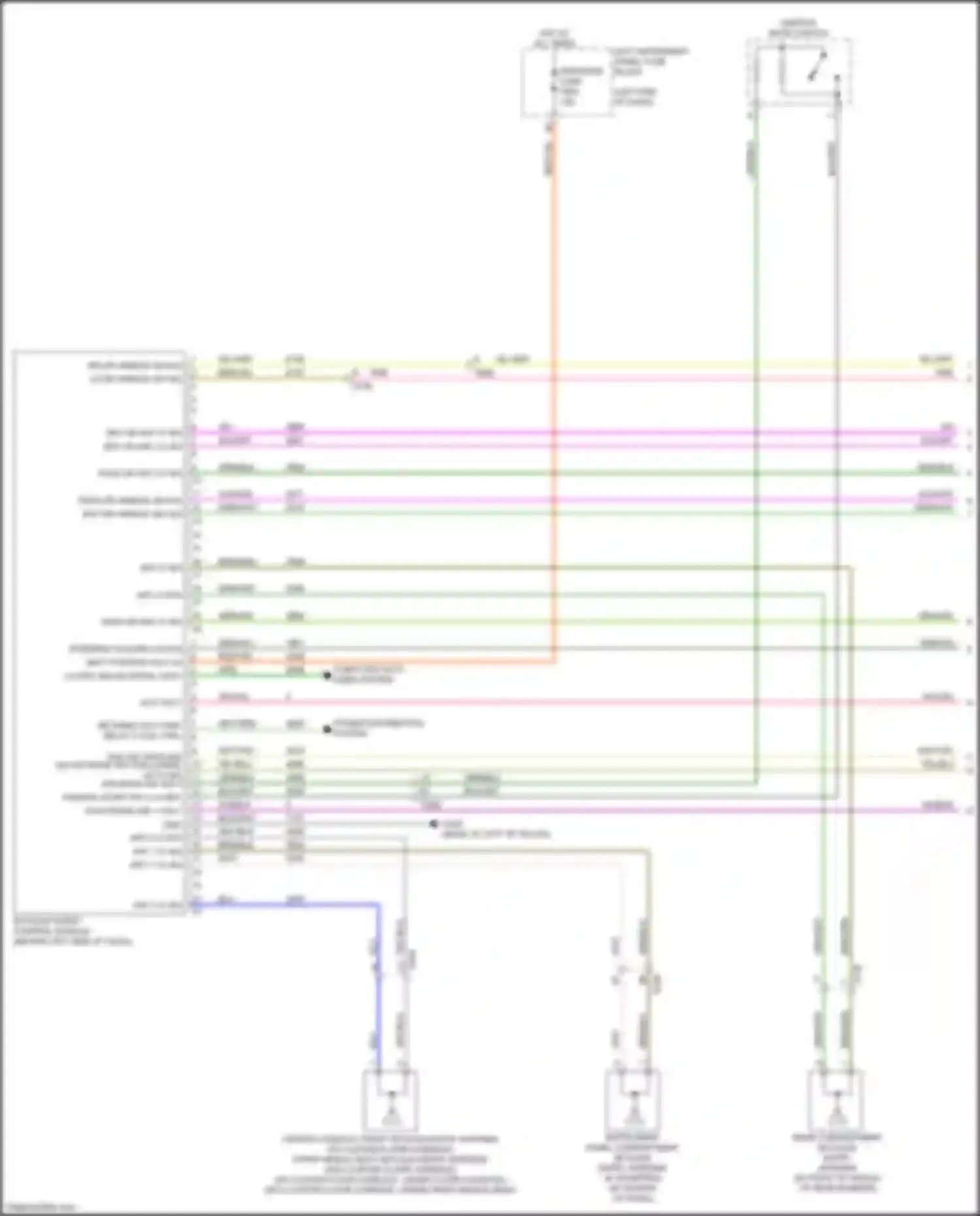 Wiring diagram yel/gry for GMC Sierra IV (2018-2022) (6 of 61)