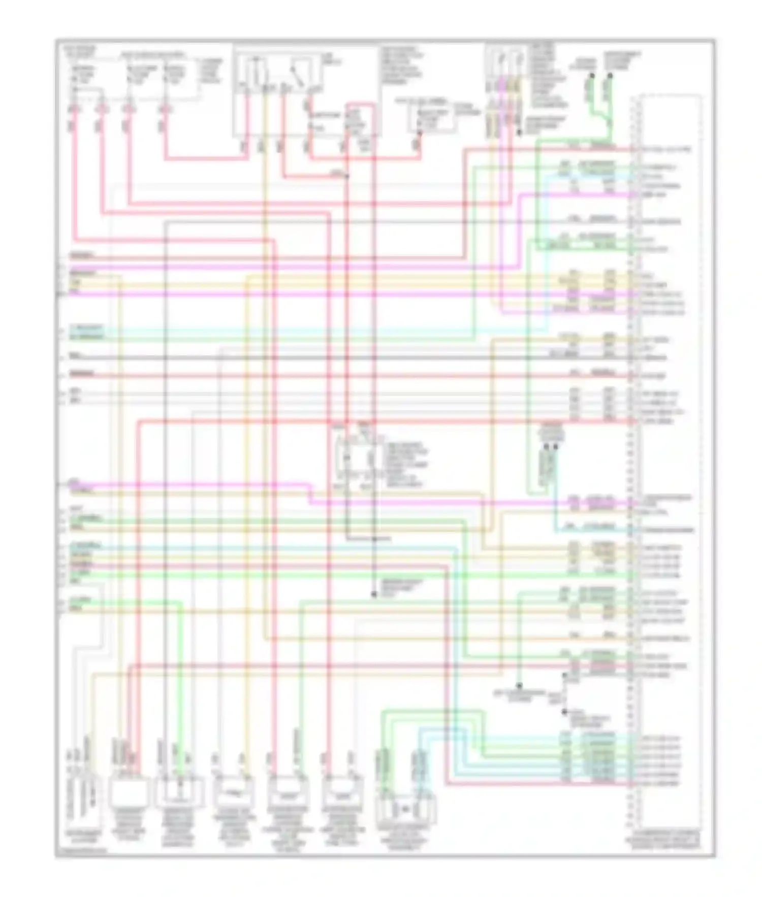 Sonoma GMC II (1994-2004): Wiring diagram engine performance 2.2l vin 5s (3 of 3)