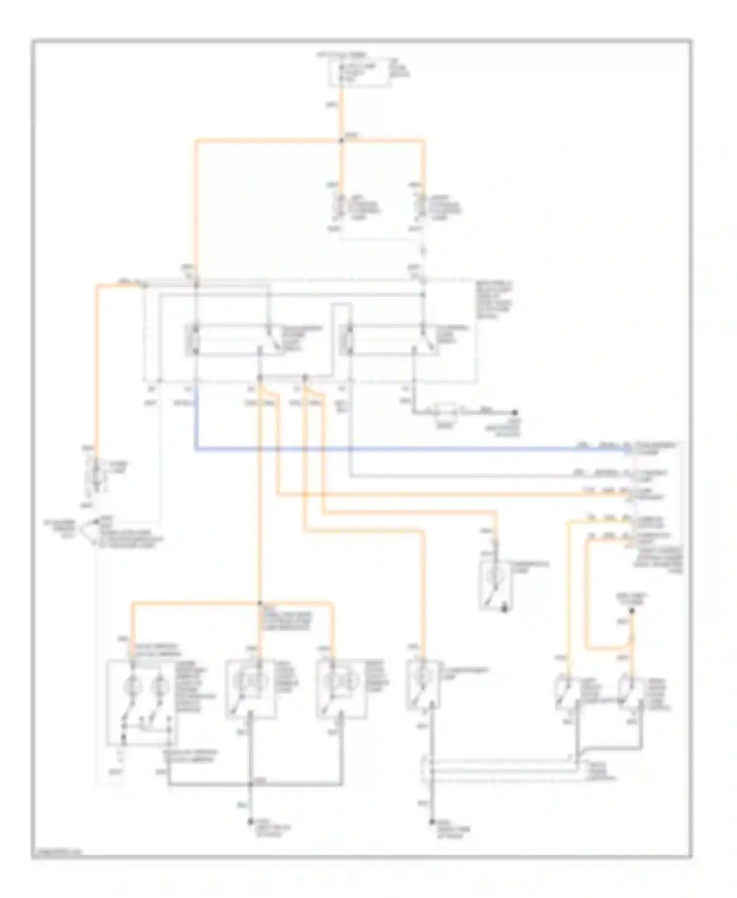 Sonoma GMC II (1994-2004): Courtesy lamps circuit