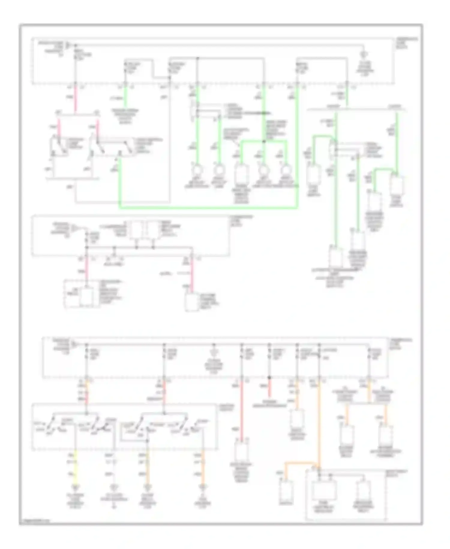 Sonoma GMC II (1994-2004): Power distribution circuit (2 of 5)
