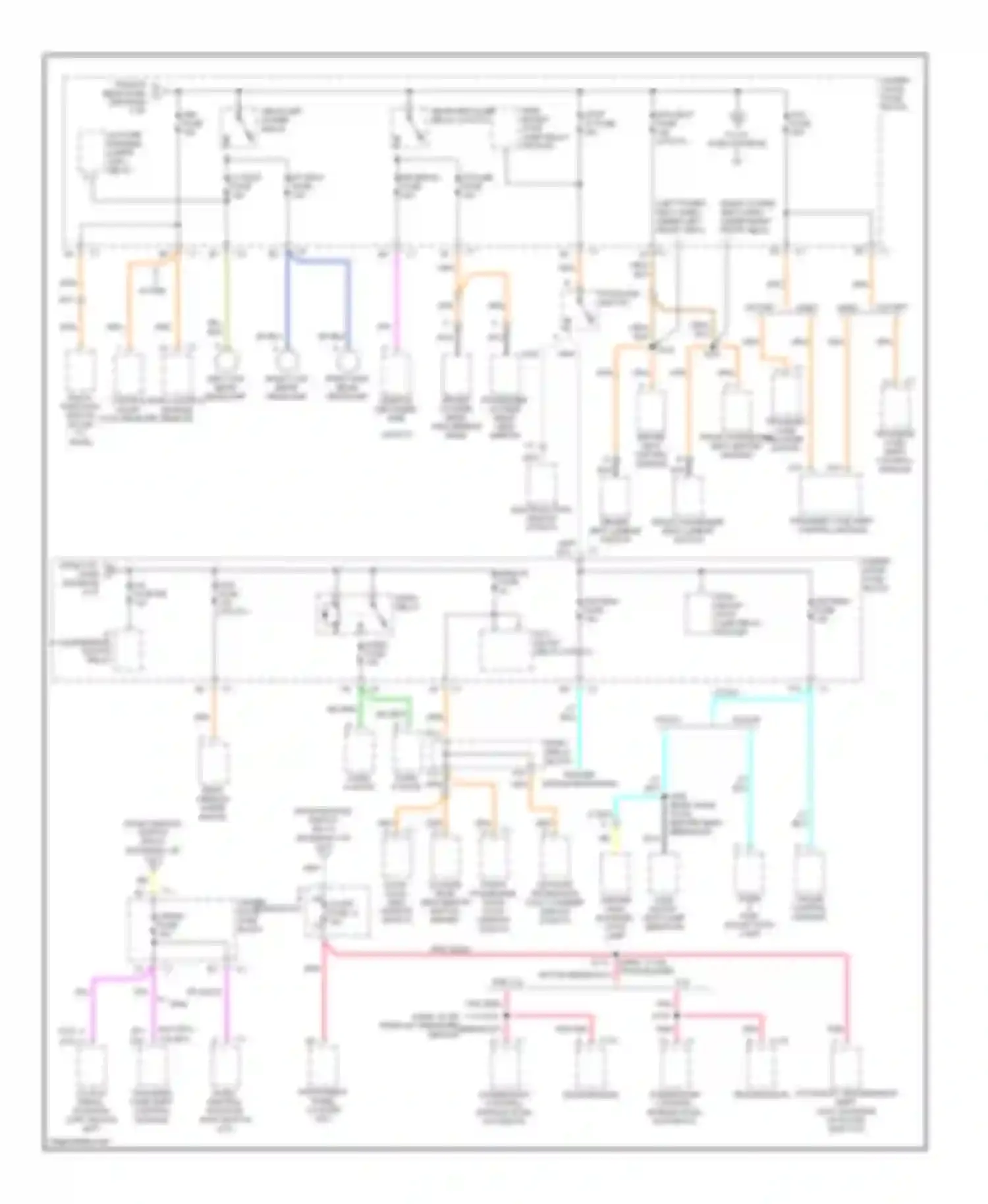 Sonoma GMC II (1994-2004): Power distribution circuit (4 of 5)