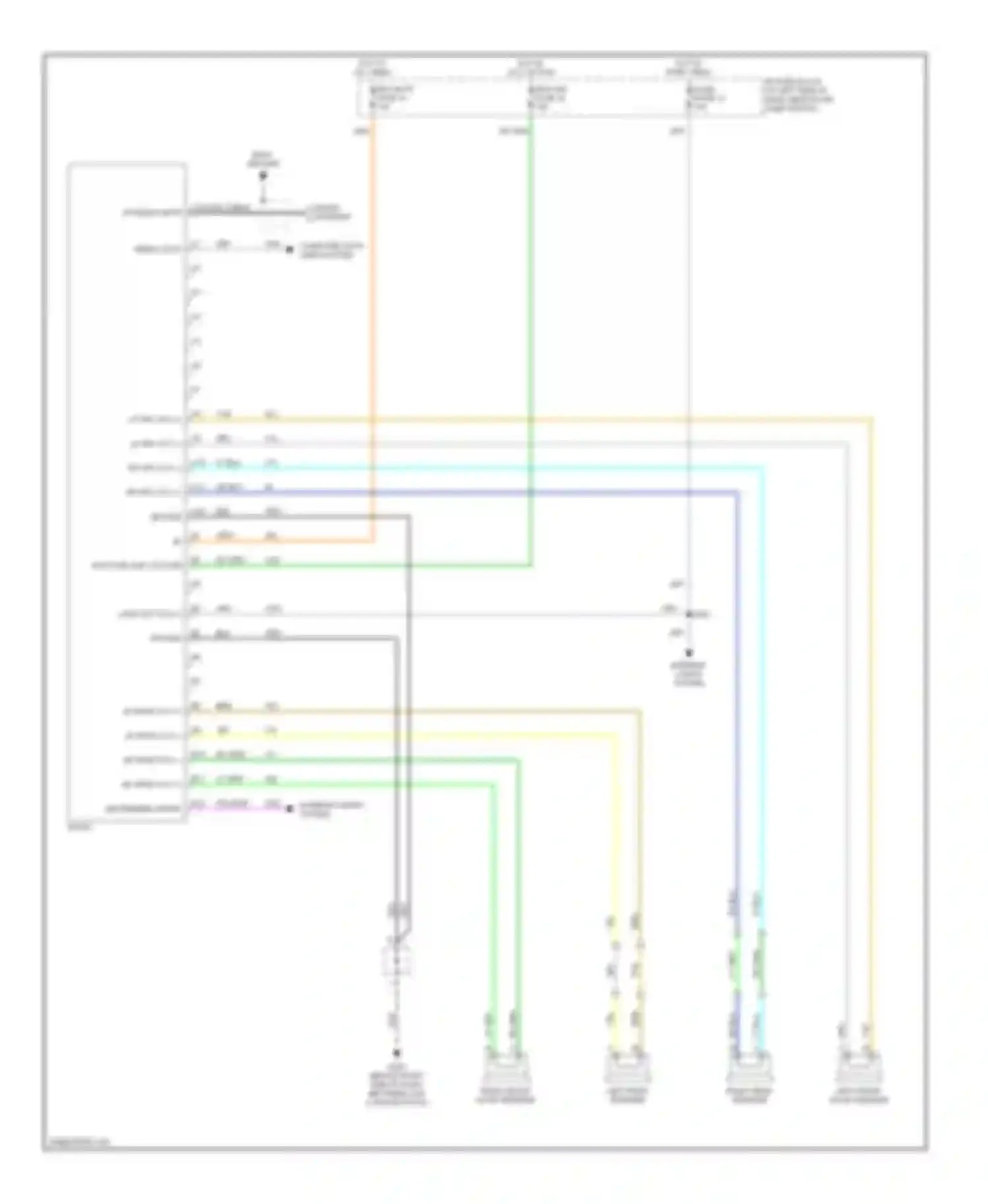 Sonoma GMC II (1994-2004): Radio circuits, with amplifier