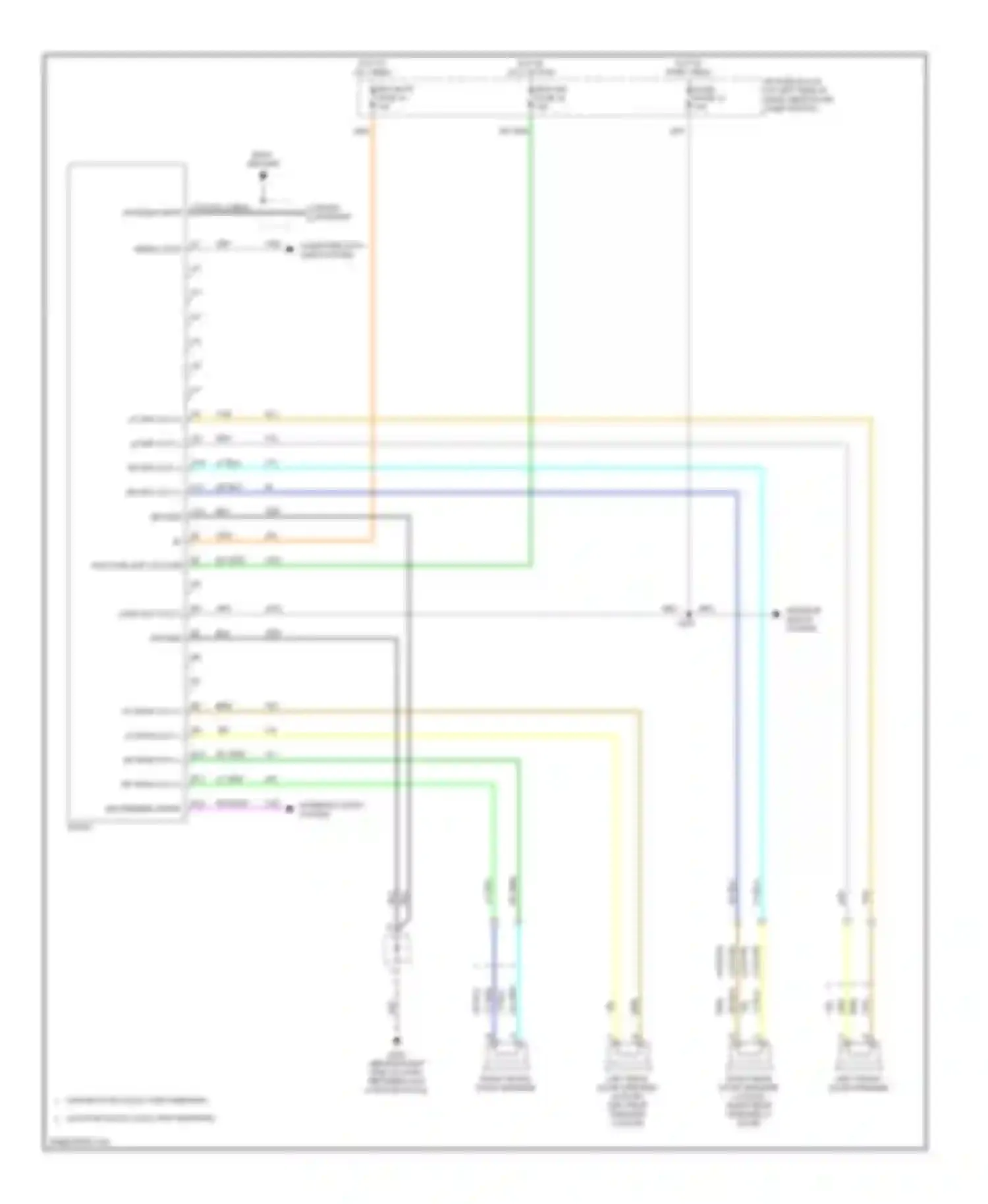 Sonoma GMC II (1994-2004): Radio circuits, without amplifier