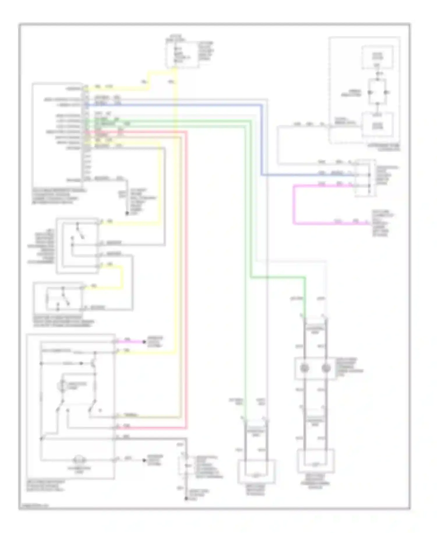 Sonoma GMC II (1994-2004): Supplemental restraint circuit
