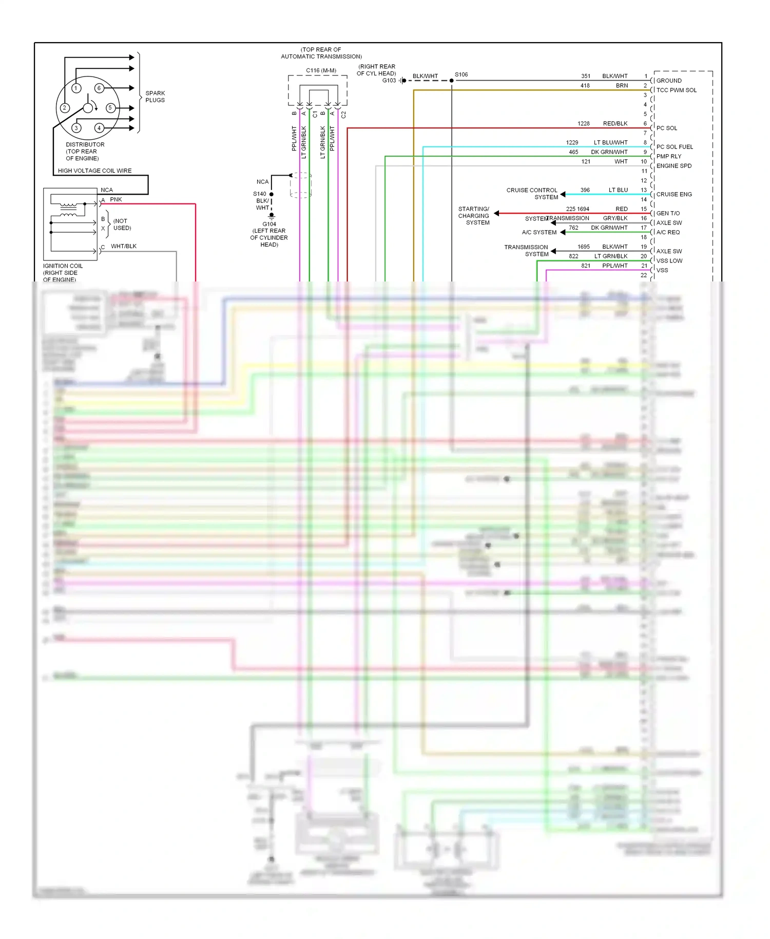 GMC Sonoma II (1994-2004) low ref wiring diagram  (2 of 2)