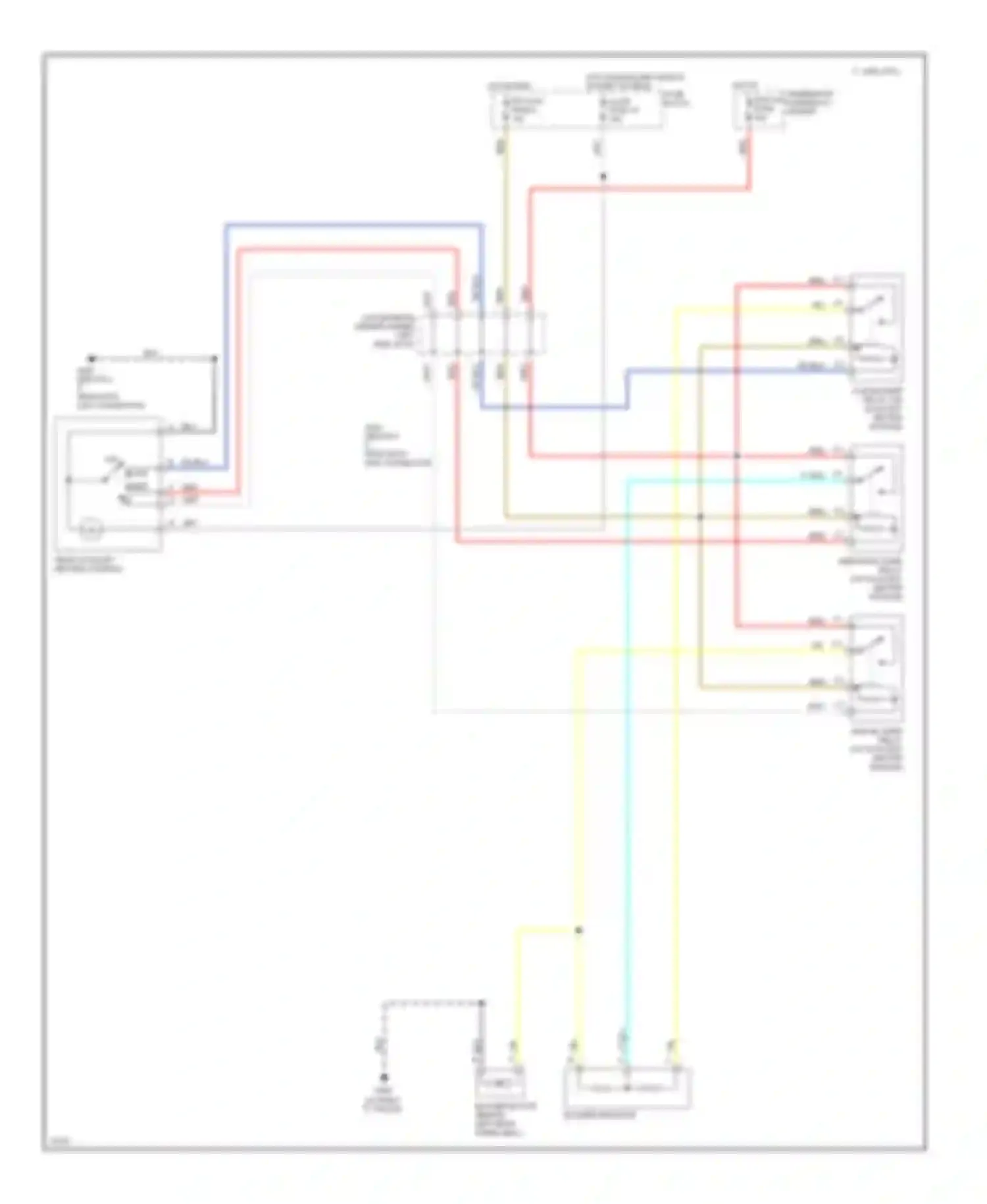 Suburban C1500 GMC  (1985-1999): Auxiliary heater circuit