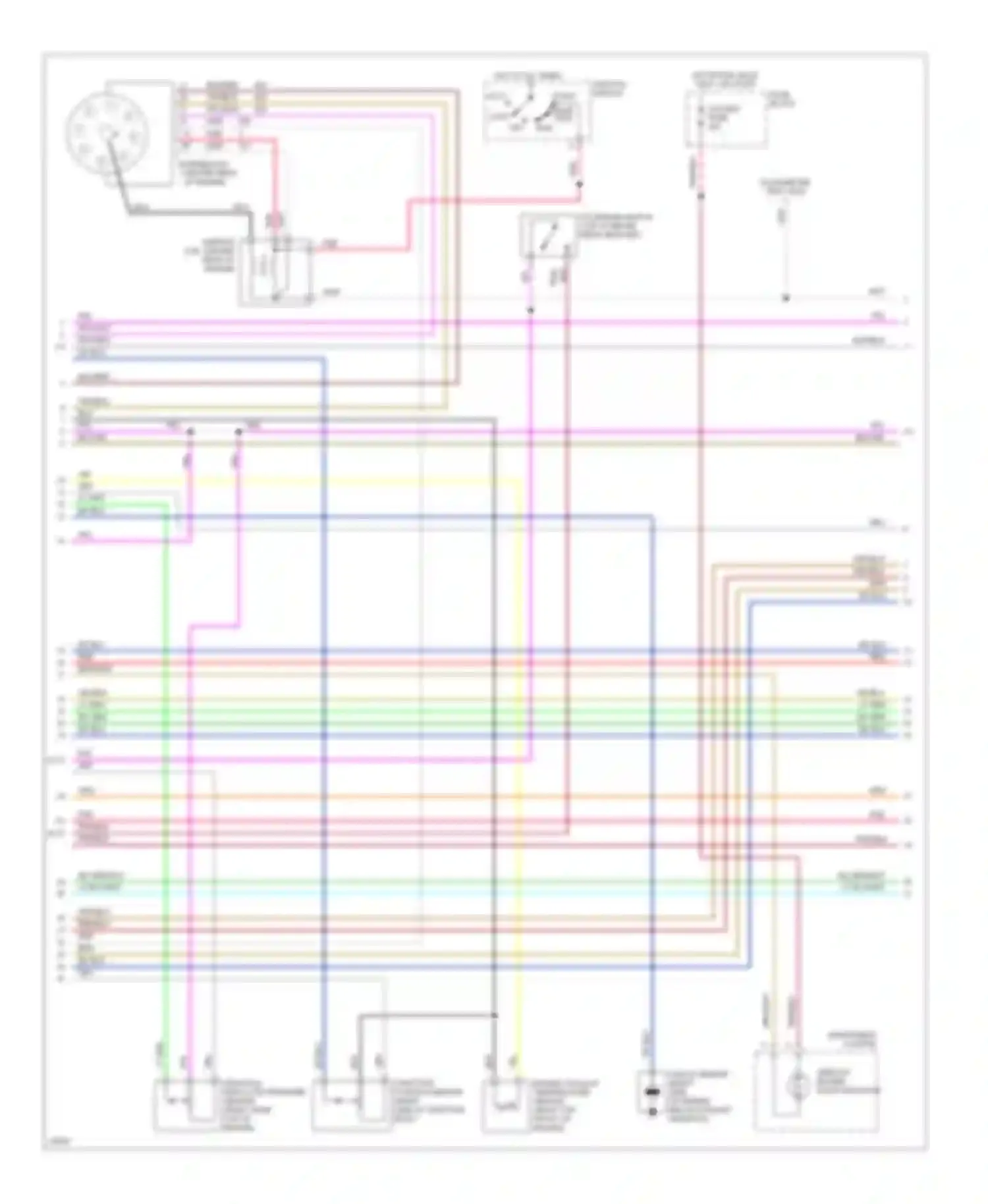 Suburban C1500 GMC  (1985-1999): Wiring diagram engine performance 7.4l (vin n)s, a/t (2 of 3)