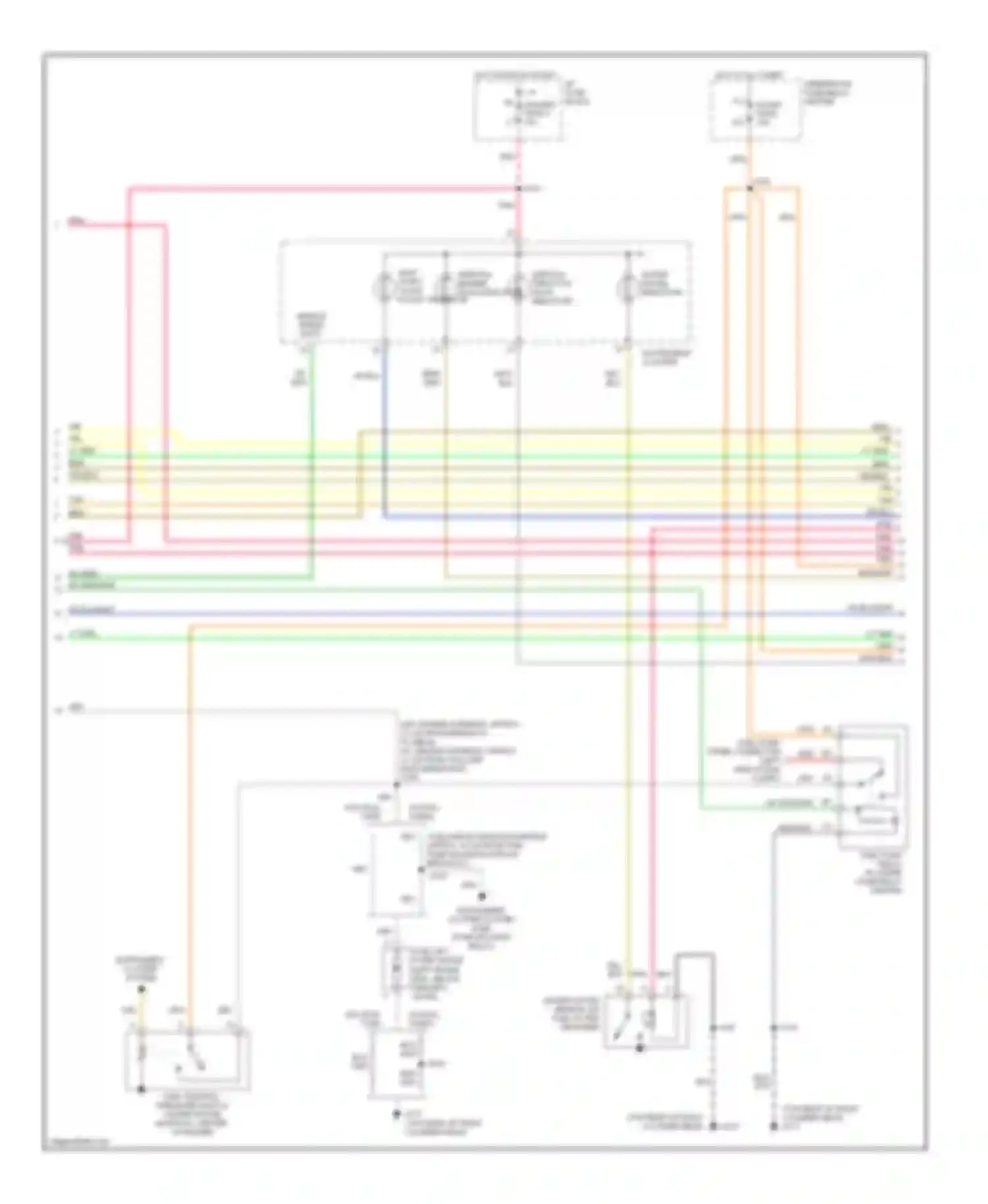 Wiring diagram "glow plugs" indicator for GMC Suburban C1500  (1985-1999) (1 of 1)