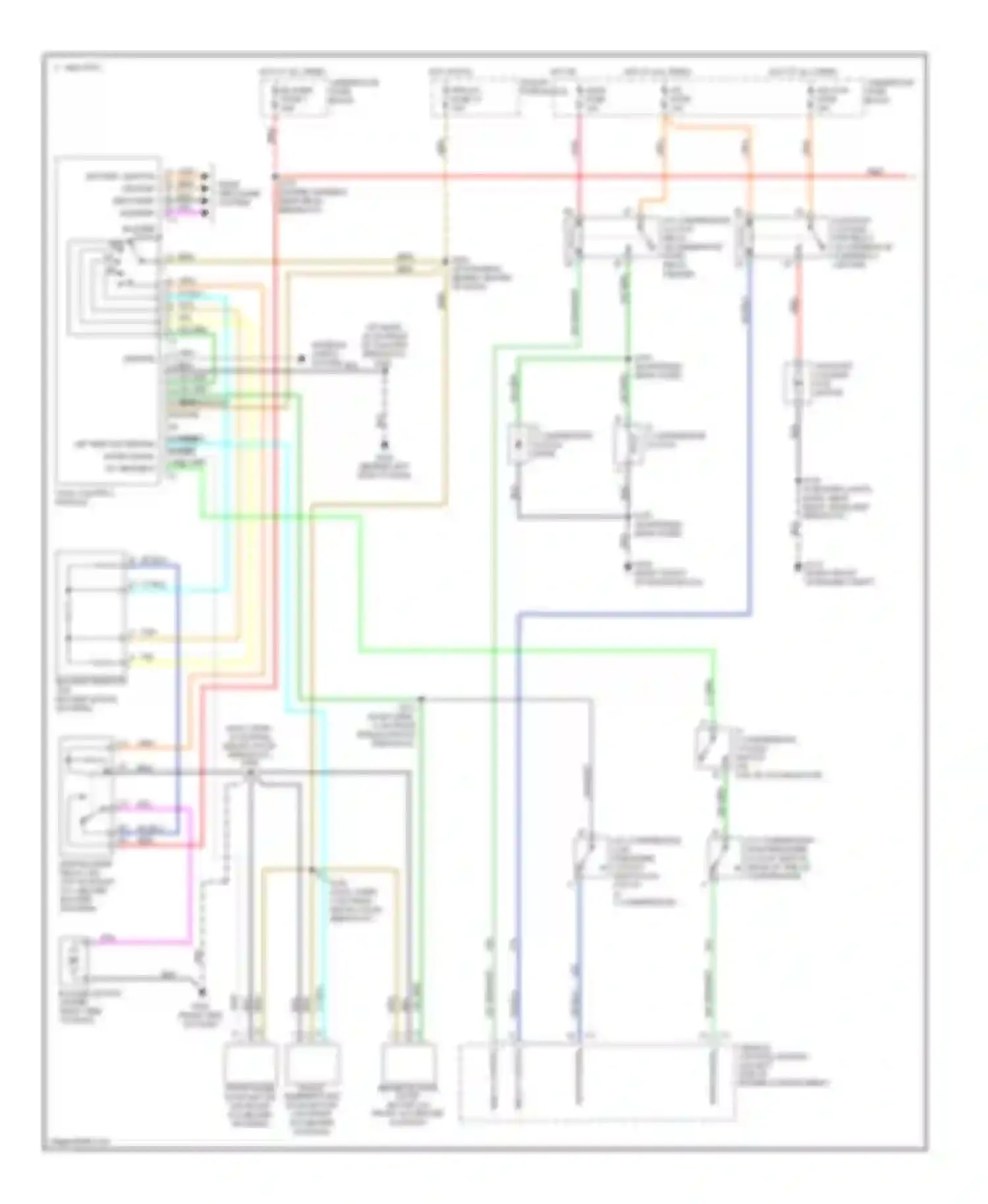 Wiring diagram hot in run i/p ign e fuse fuse block for GMC Suburban C1500  (1985-1999) (1 of 1)