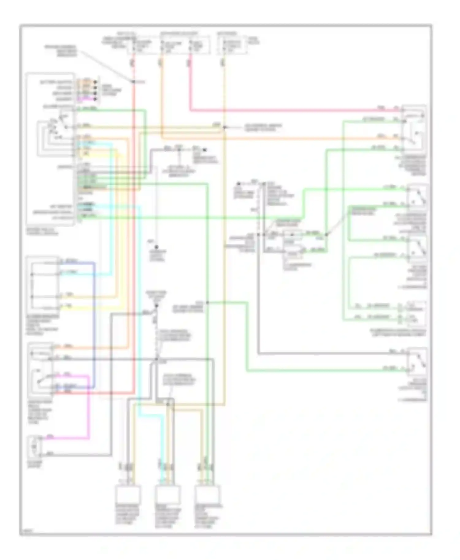 Wiring diagram a/c ctrl for GMC Suburban C2500  (1985-1999) (3 of 7)