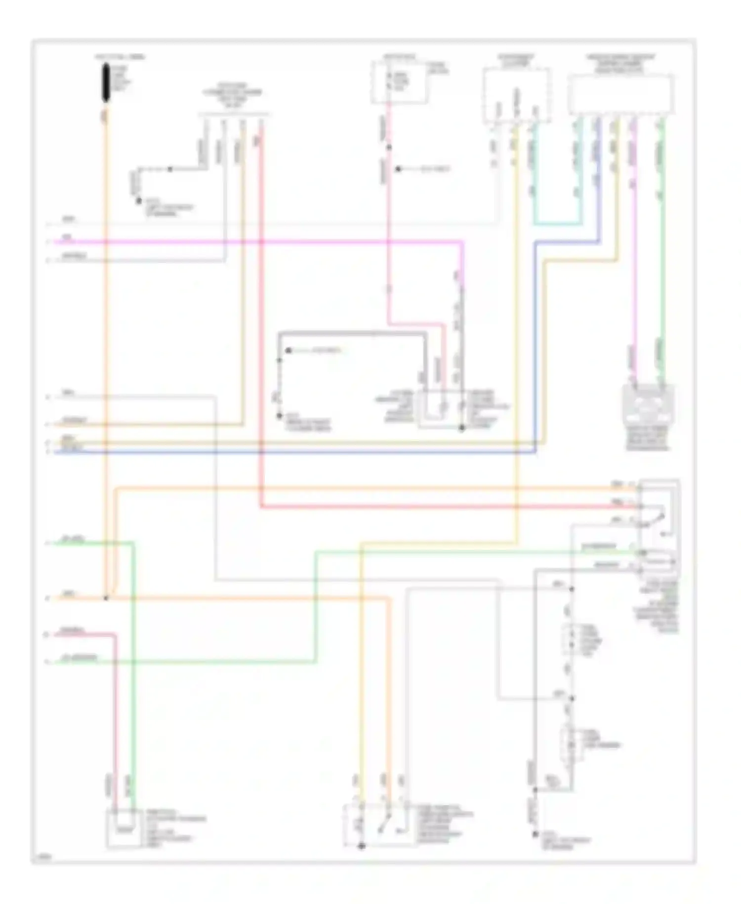 Wiring diagram blk/wht for GMC Suburban C2500  (1985-1999) (20 of 87)