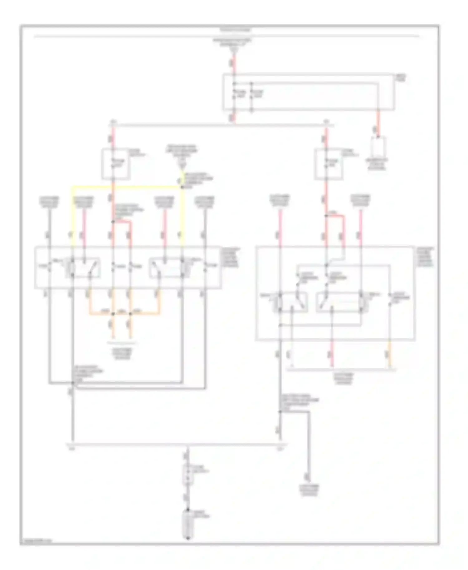 Wiring diagram fuse block 3 for GMC Suburban C2500  (1985-1999) (1 of 2)