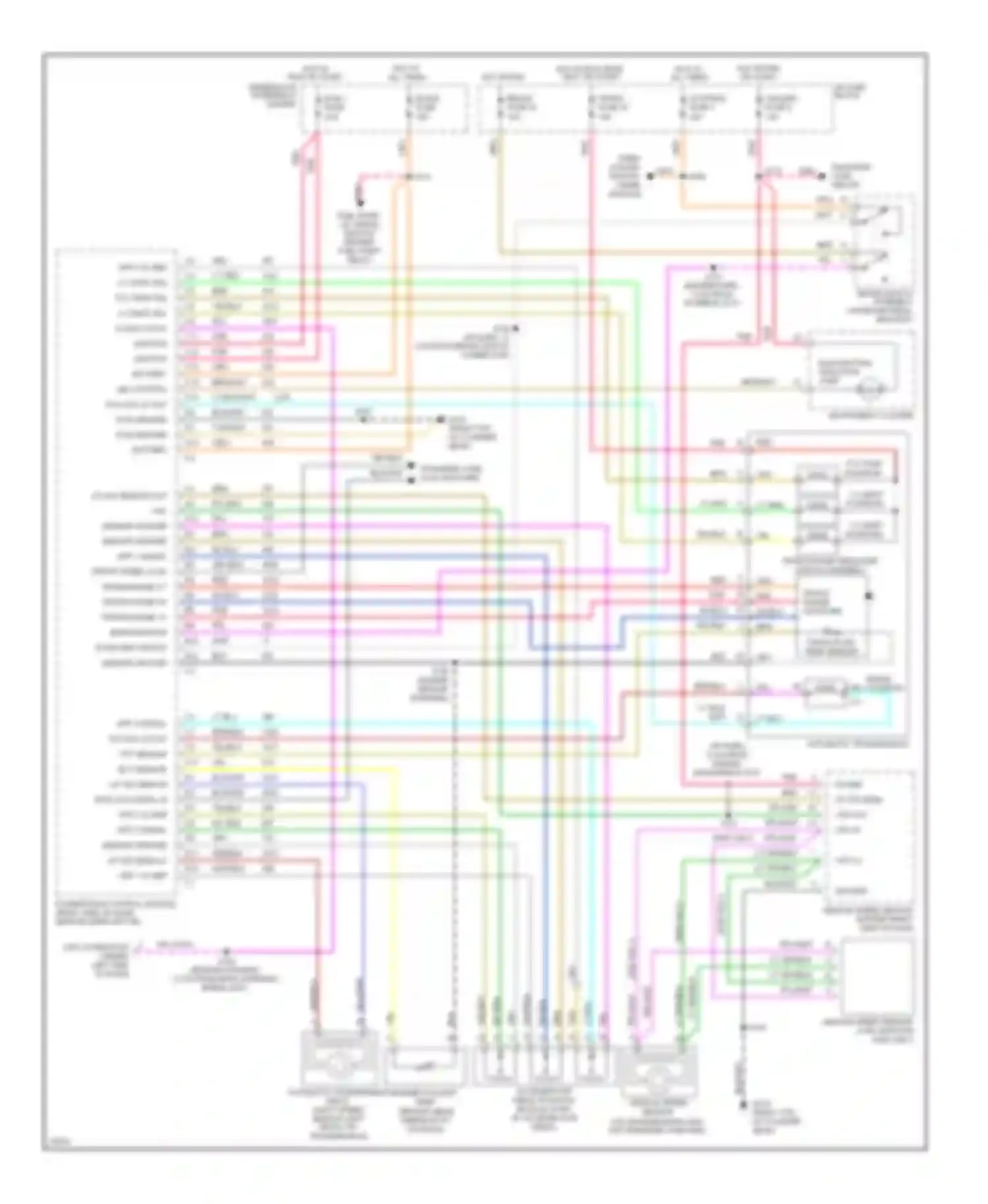 Wiring diagram trans range "c" for GMC Suburban C2500  (1985-1999) (1 of 2)