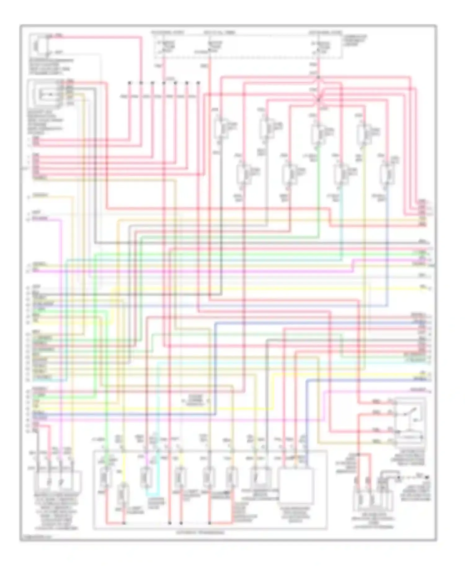 Wiring diagram hot in run, start for GMC Suburban K2500  (1985-1999) (1 of 2)
