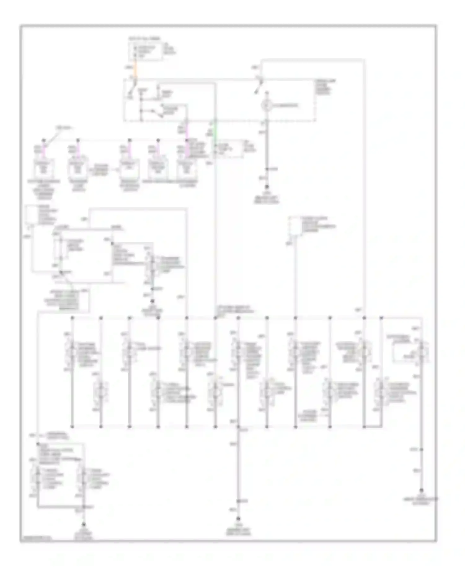 Wiring diagram radio inflatable restaint i/p module switch for GMC Suburban K2500  (1985-1999) (1 of 1)