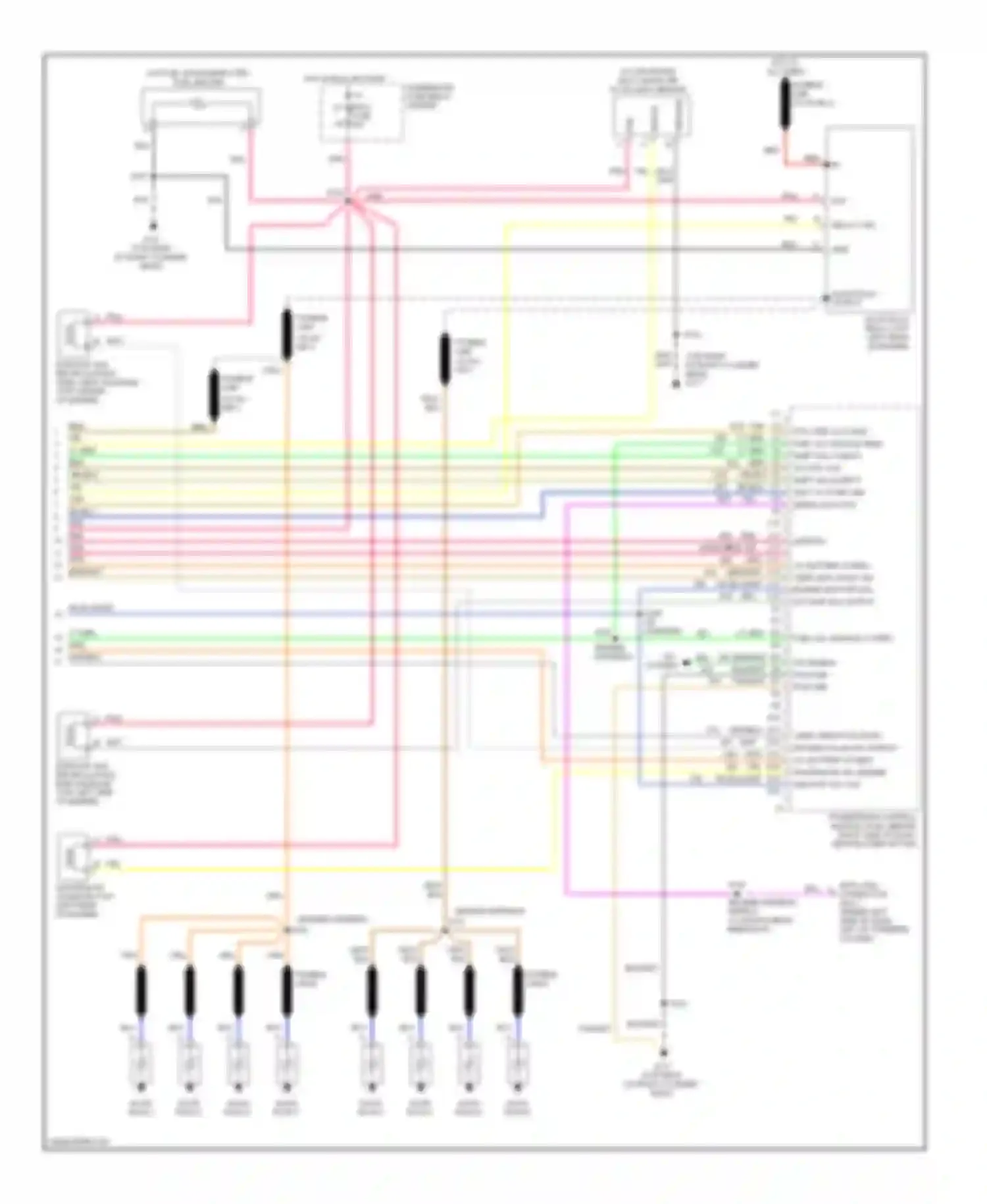 Wiring diagram "serv eng soon" ind engine shutoff sol out egr sol output for GMC Suburban K2500  (1985-1999) (1 of 1)