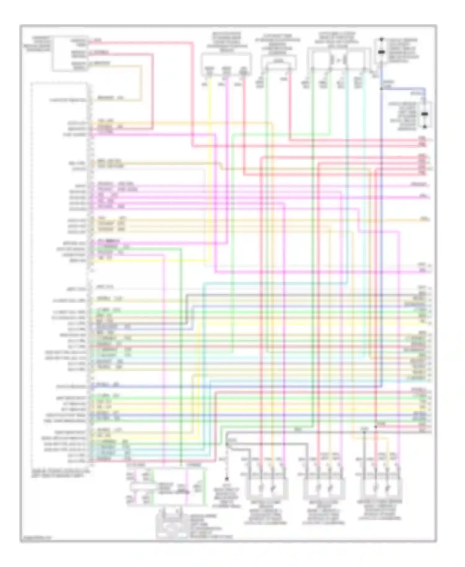 Wiring diagram vehicle speed sensor adapter for GMC Suburban K2500  (1985-1999) (2 of 2)