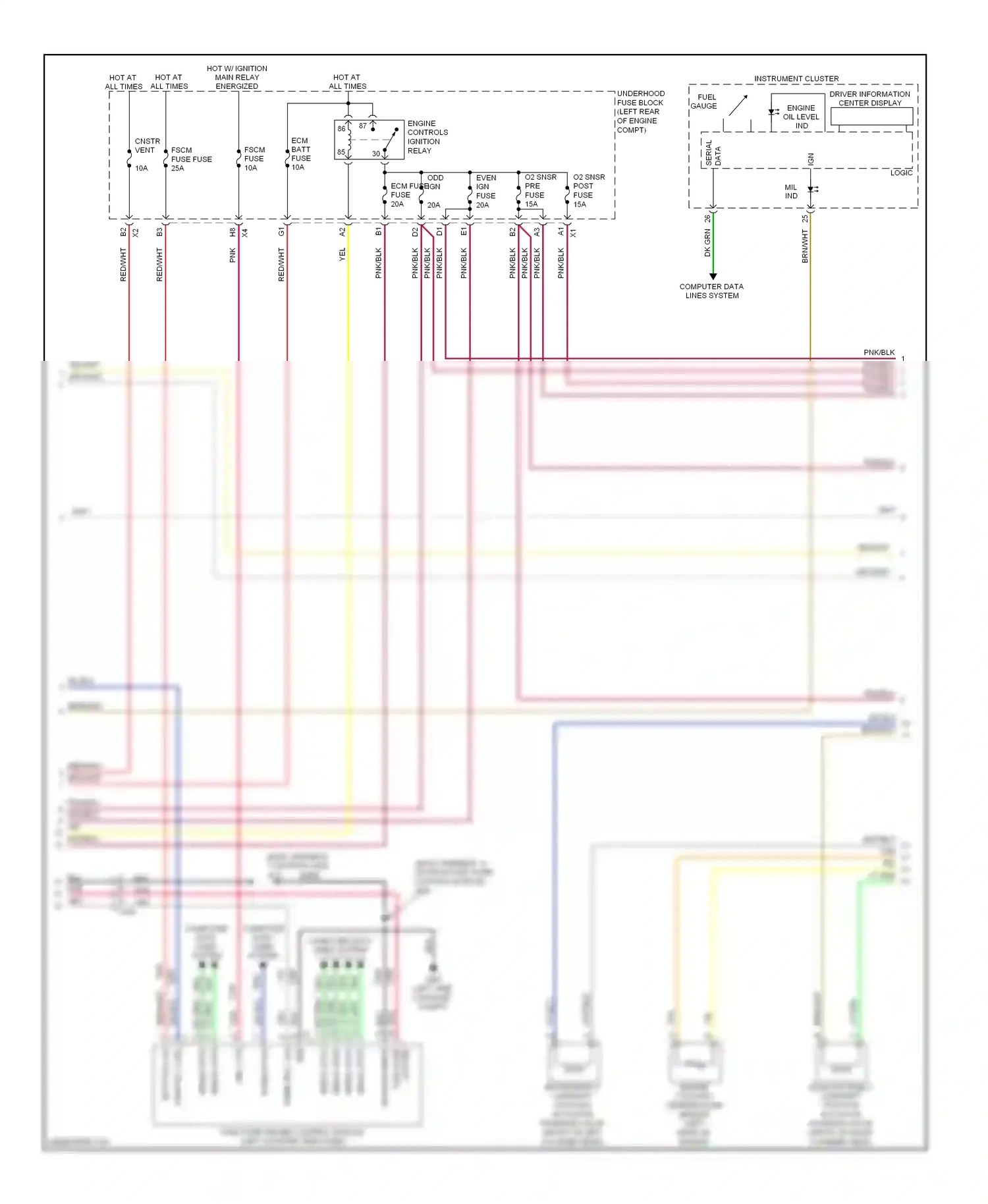 GMC Terrain I (2009-2015) bare wiring diagram  (2 of 2)