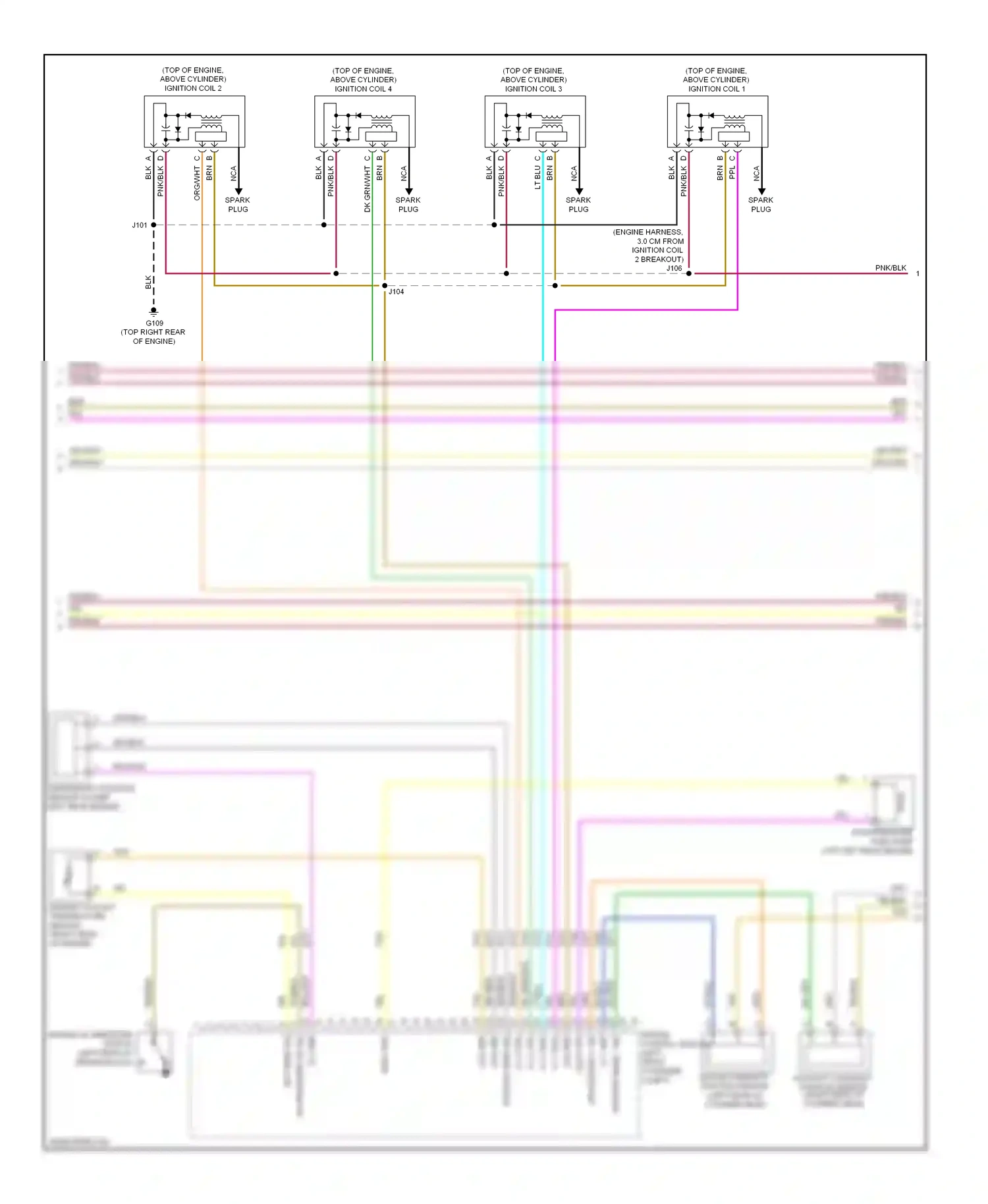 GMC Terrain I (2009-2015) engine control module (left front of engine compt) wiring diagram  (8 of 15)