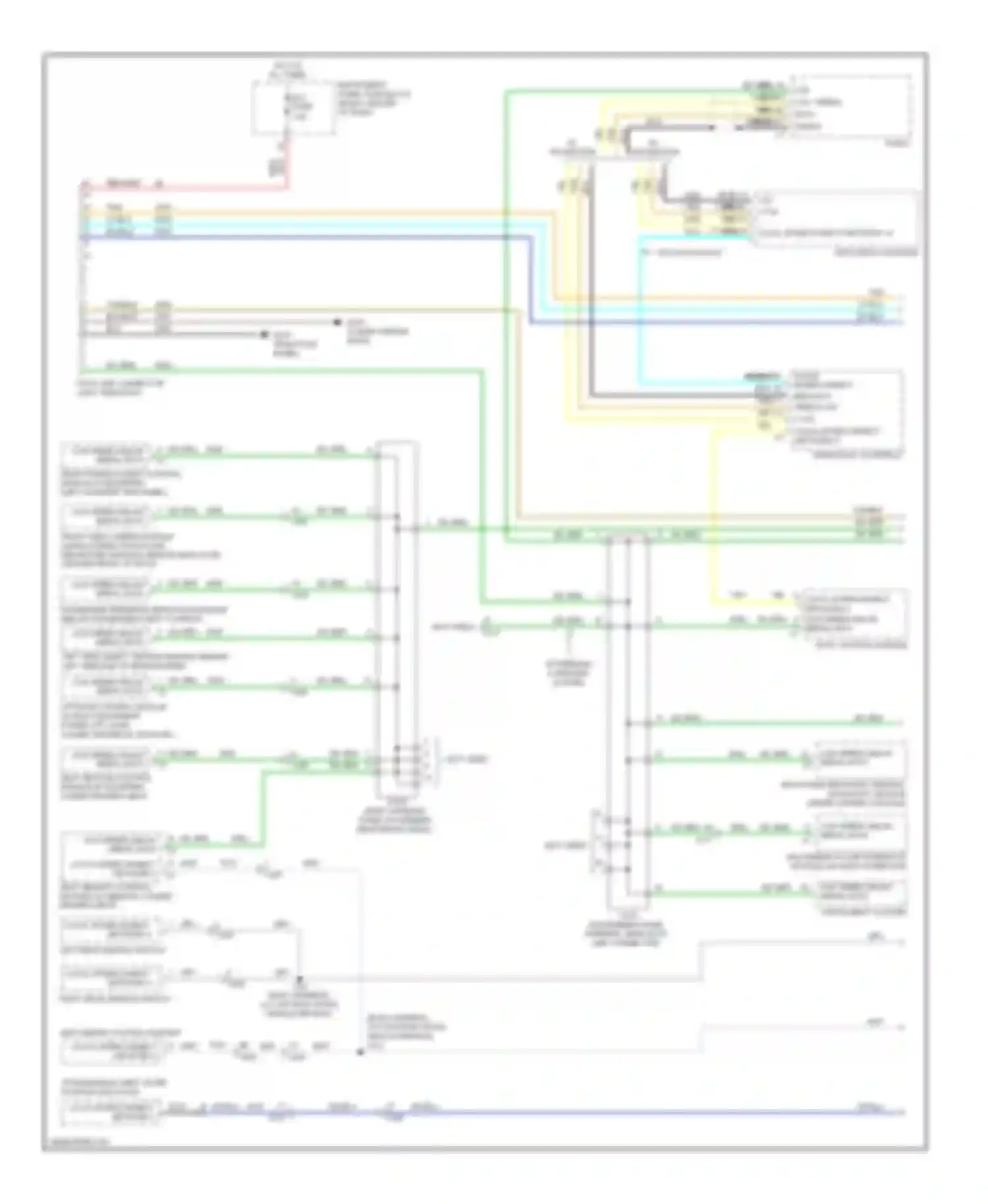 Wiring diagram local interconnect network 4 for GMC Terrain I (2009-2015) (1 of 2)