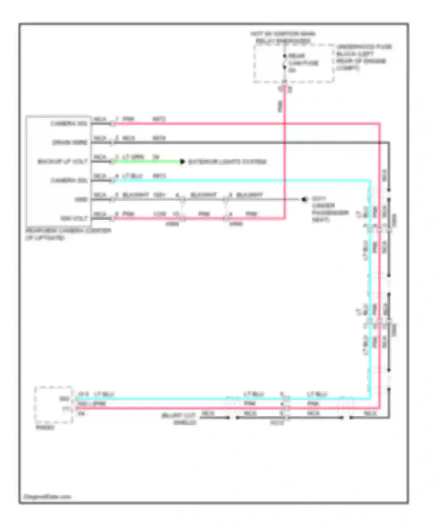 Wiring diagram pnk for GMC Terrain I (2009-2015) (30 of 42)