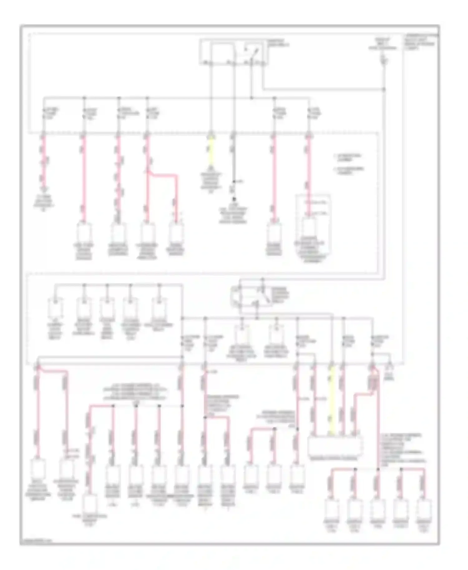 Wiring diagram pre fuse for GMC Terrain I (2009-2015) (1 of 3)