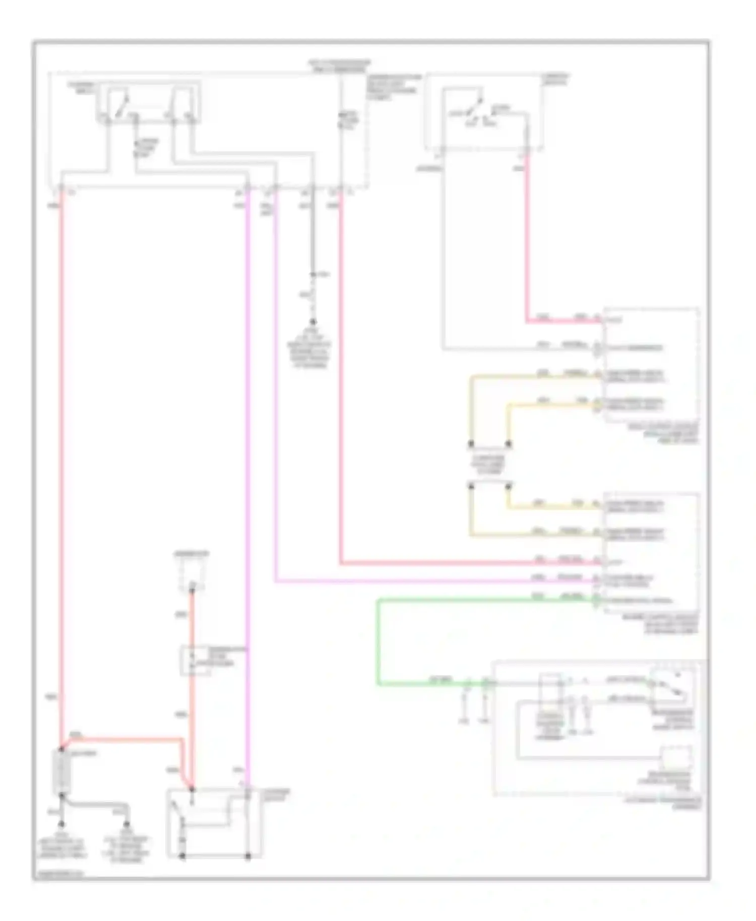 Wiring diagram starter relay for GMC Terrain I (2009-2015) (3 of 3)