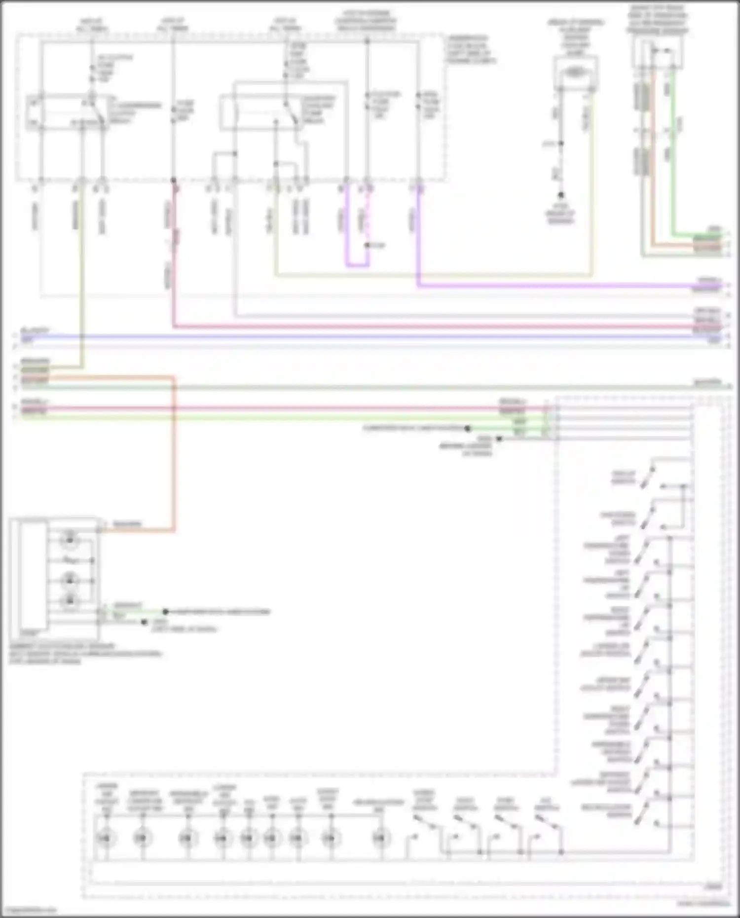 Terrain GMC II facelift (2021-2024): Automatic a/c circuit (2 of 4)