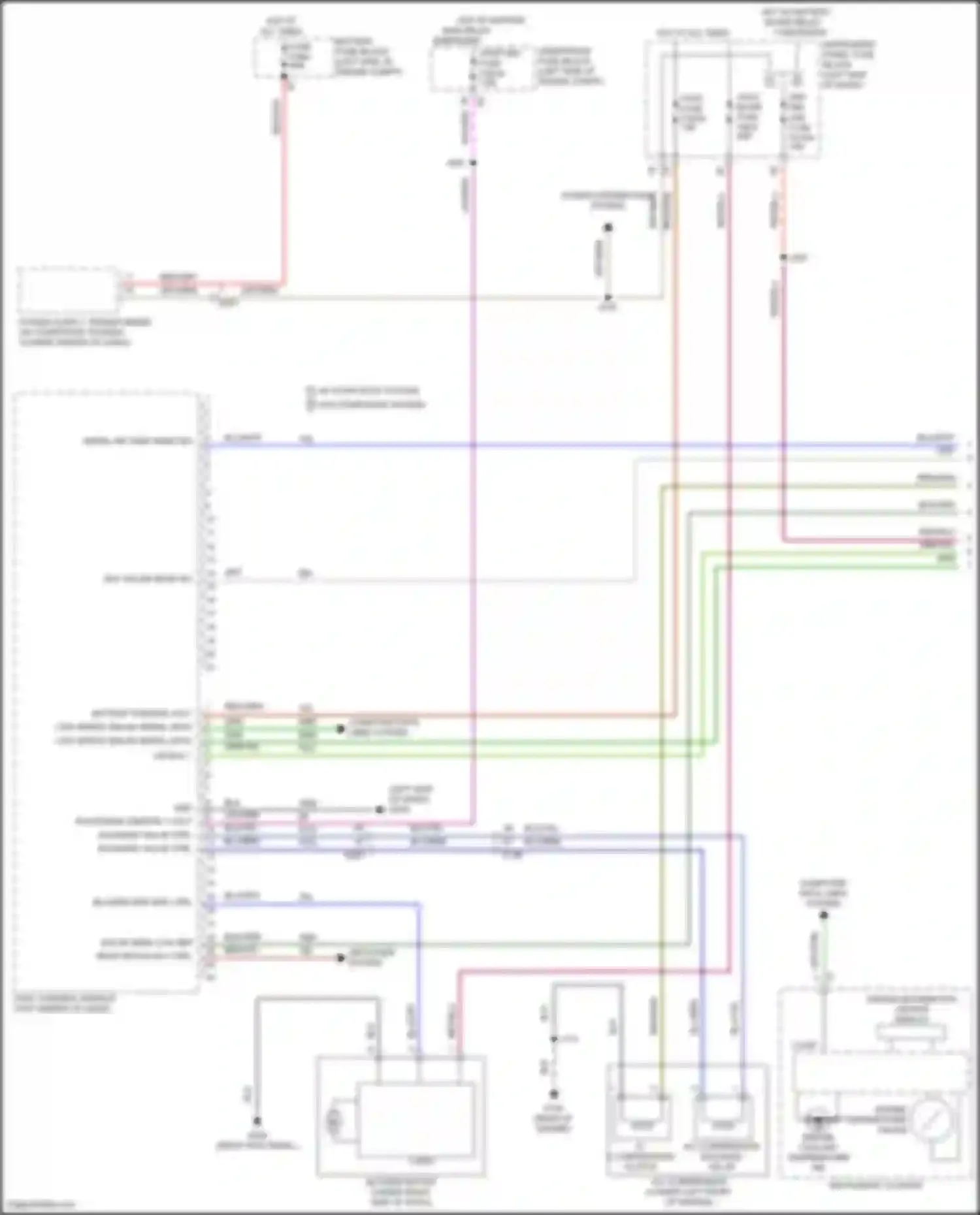 Terrain GMC II facelift (2021-2024): Manual a/c circuit (1 of 4)