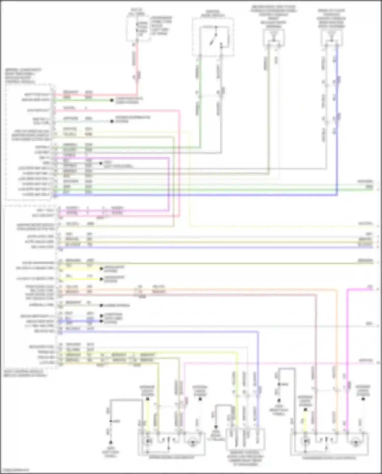 Terrain GMC II facelift (2021-2024): Forced entry circuit, w/ passive keyless entry (1 of 4)