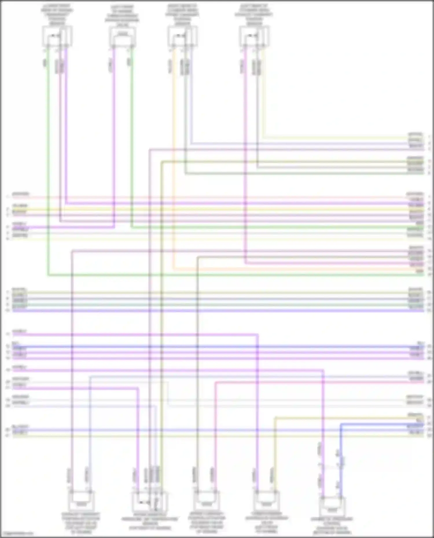 Terrain GMC II facelift (2021-2024): Wiring diagram engine performance 1.5l vin v, except california (6 of 7)