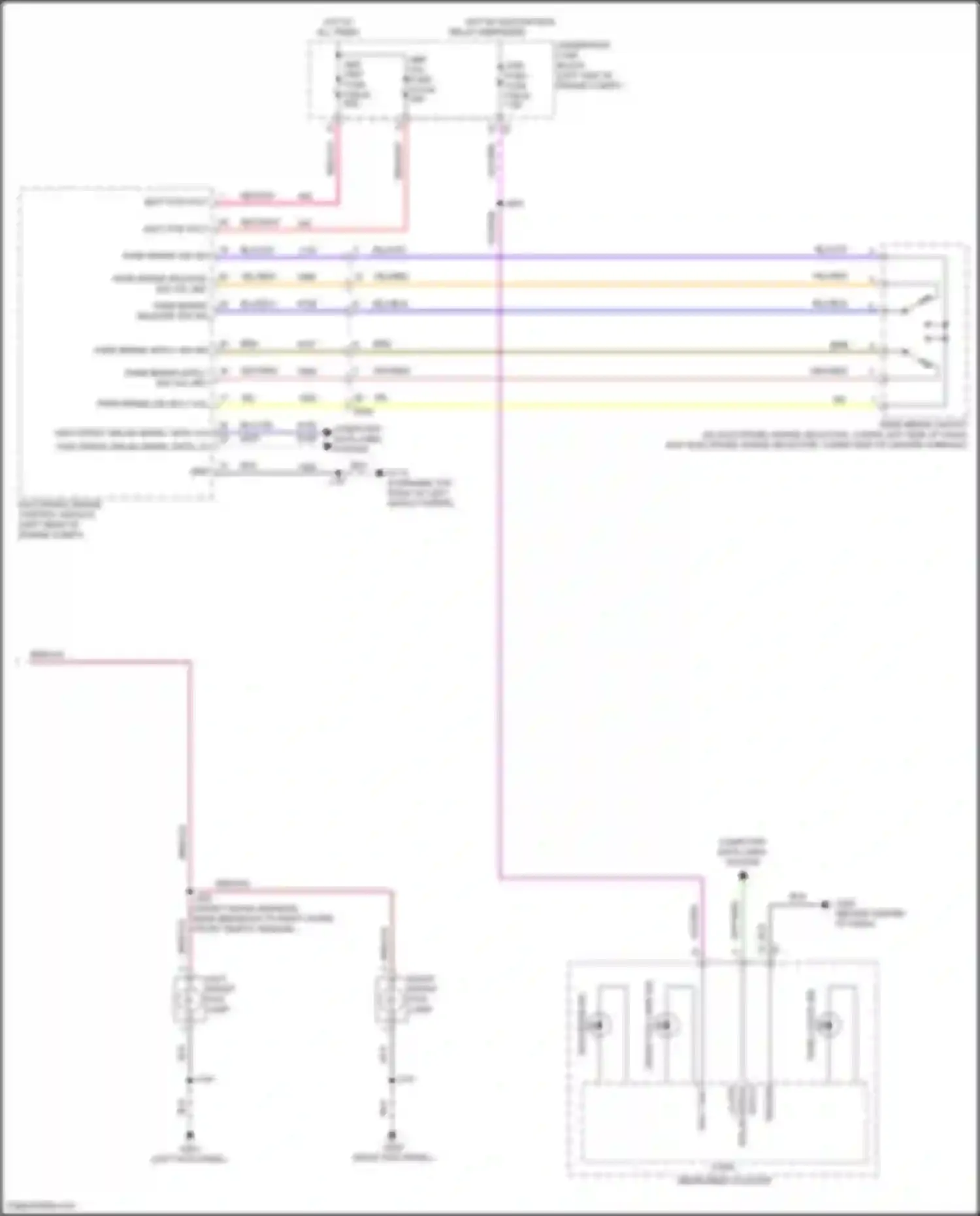 Terrain GMC II facelift (2021-2024): Headlights circuit (3 of 3)