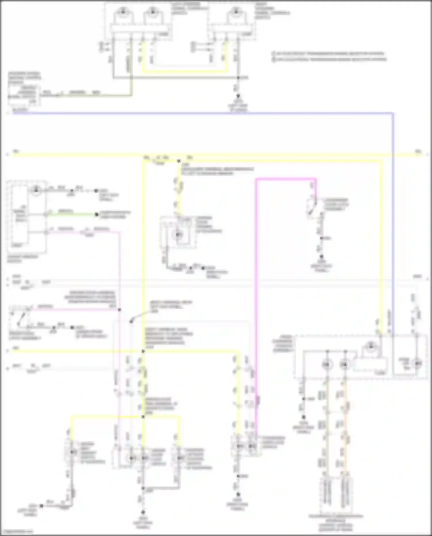 Terrain GMC II facelift (2021-2024): Instrument illumination circuit (2 of 3)