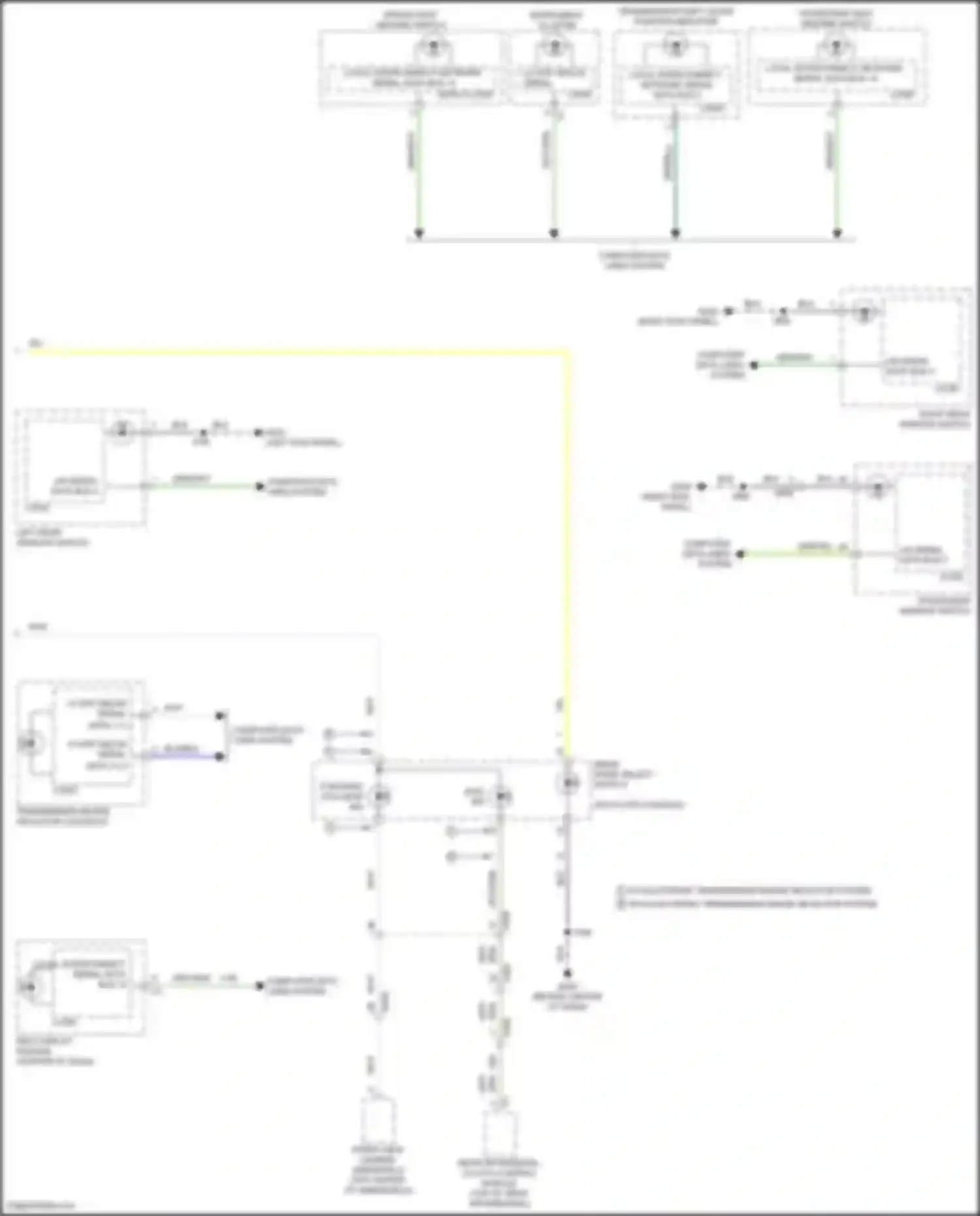 Terrain GMC II facelift (2021-2024): Instrument illumination circuit (3 of 3)