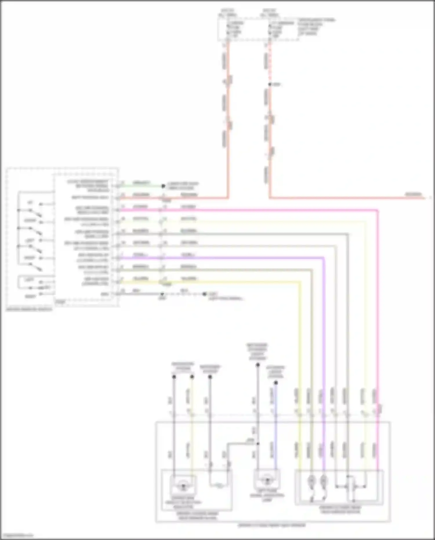 Terrain GMC II facelift (2021-2024): Memory mirrors circuit (1 of 2)