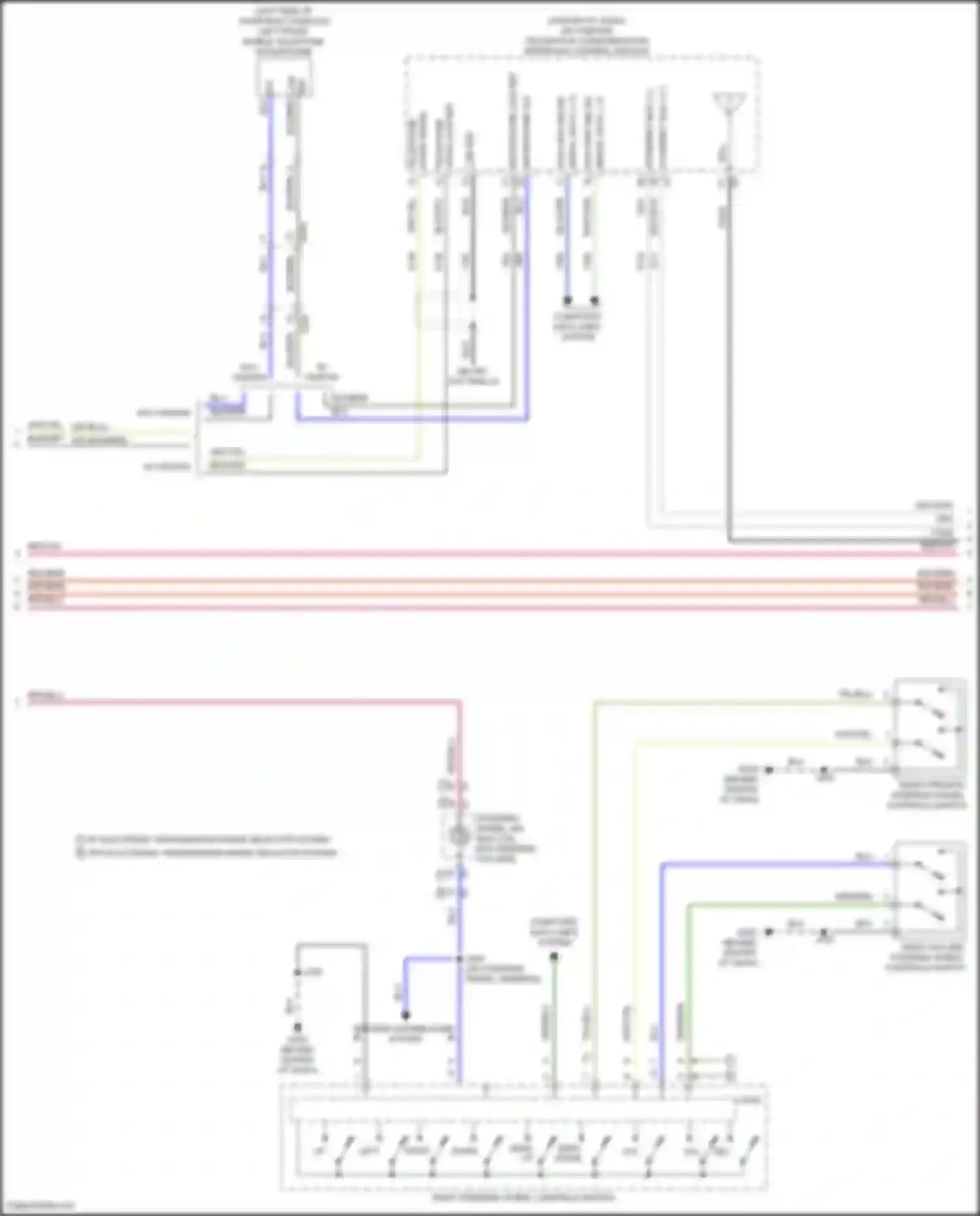 Terrain GMC II facelift (2021-2024): Navigation circuit, mid/high level w/ amplifier (2 of 4)