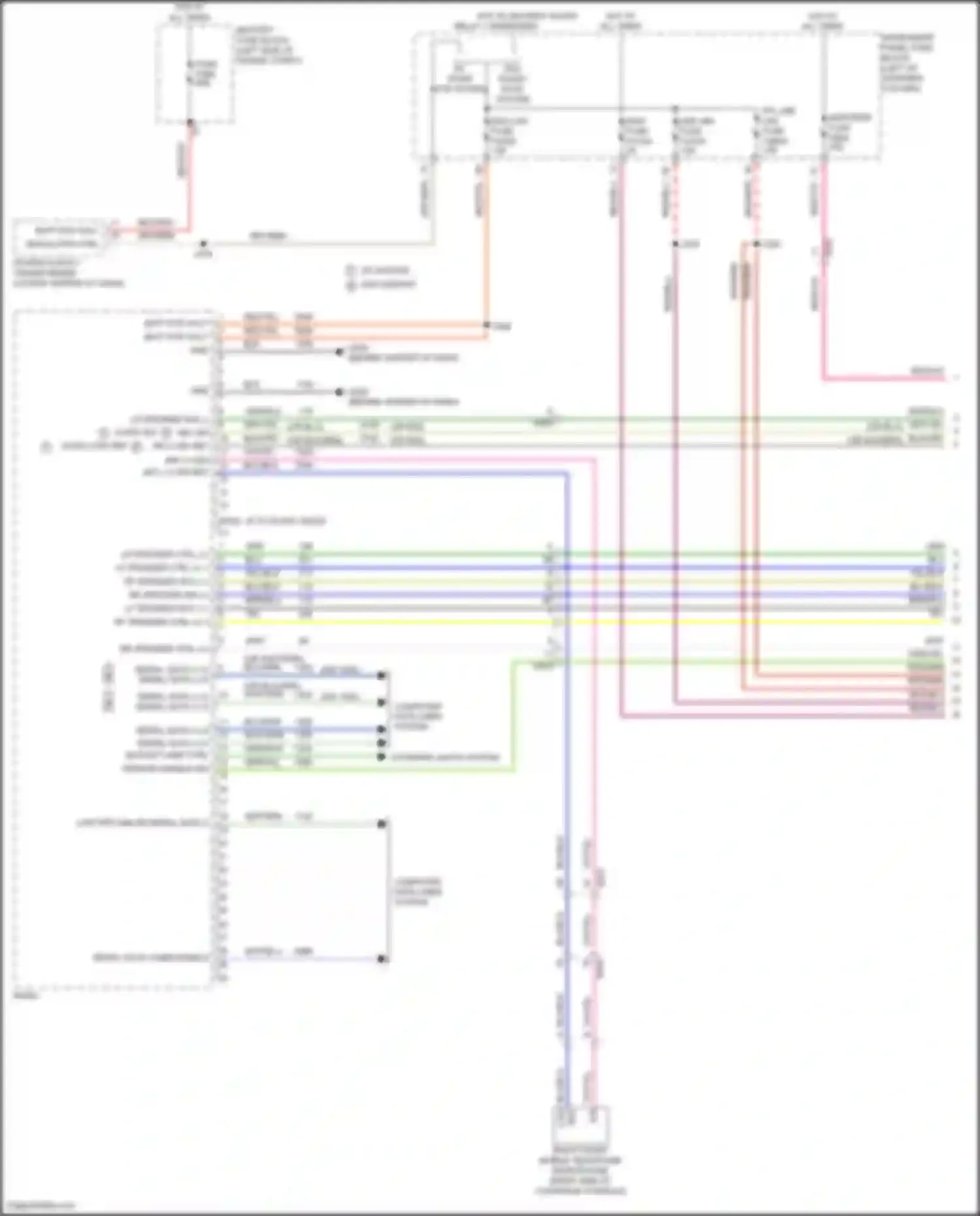 Terrain GMC II facelift (2021-2024): Navigation circuit, mid/high level w/o amplifier (1 of 4)