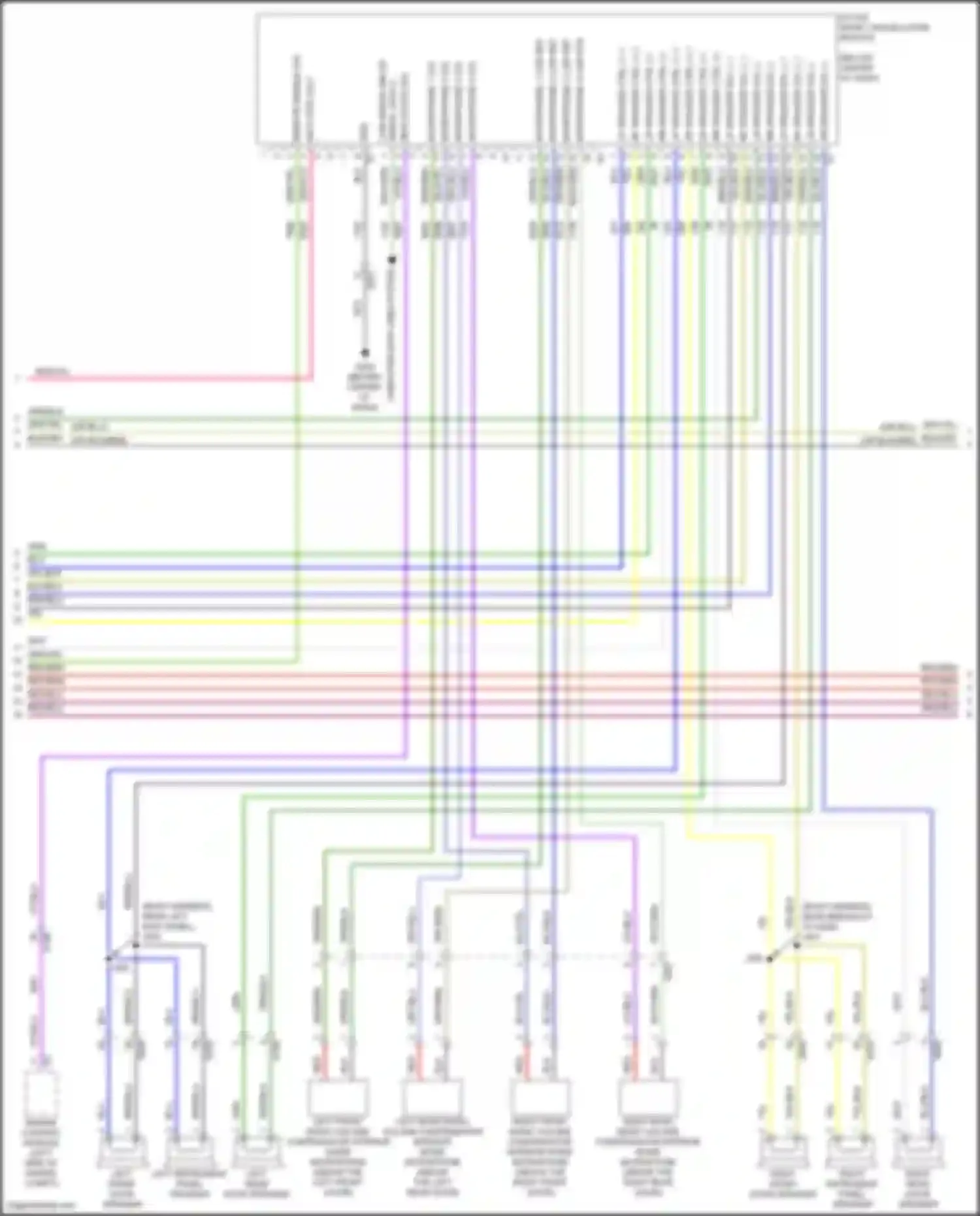 Terrain GMC II facelift (2021-2024): Navigation circuit, mid/high level w/o amplifier (2 of 4)