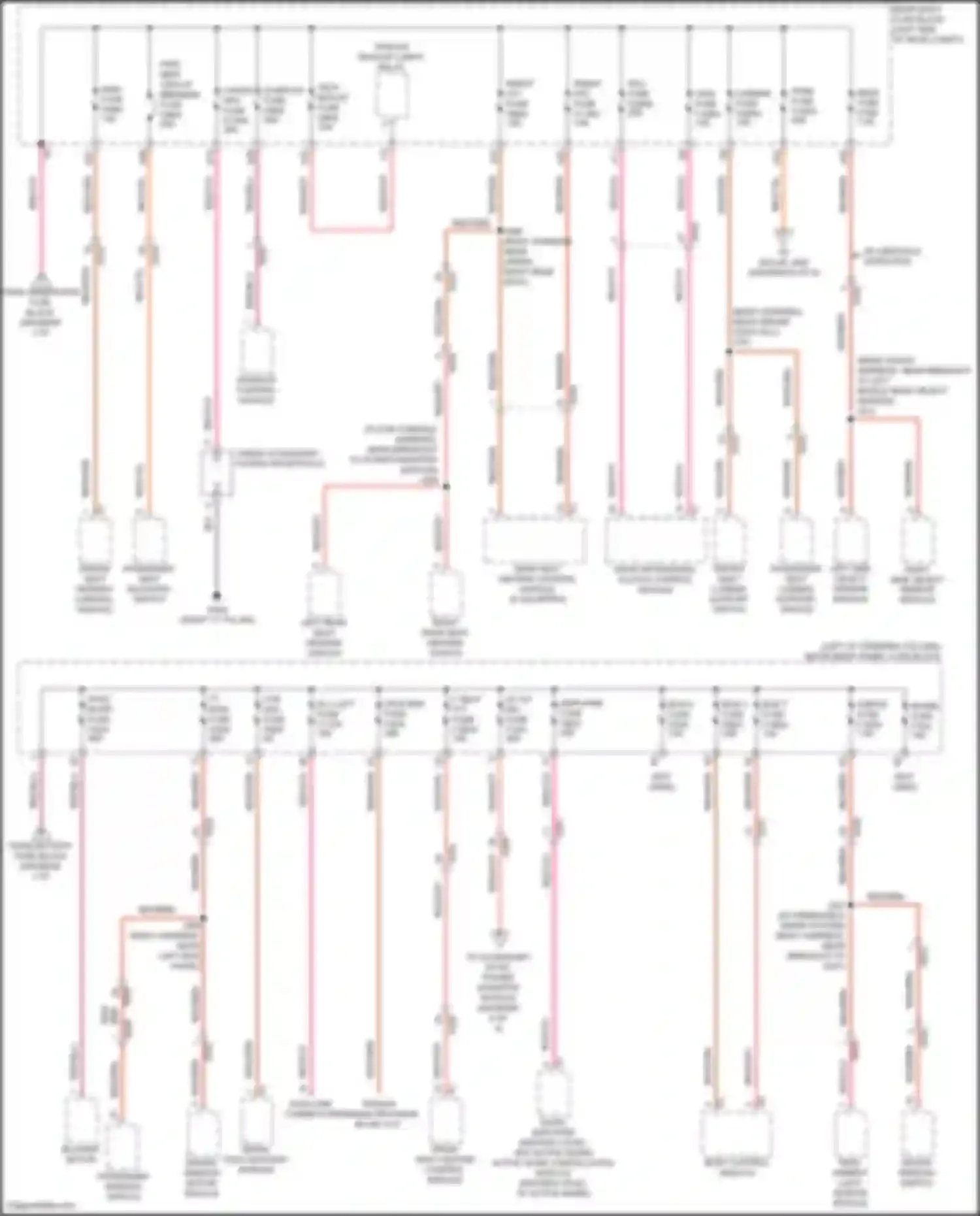 Terrain GMC II facelift (2021-2024): Power distribution circuit (5 of 9)