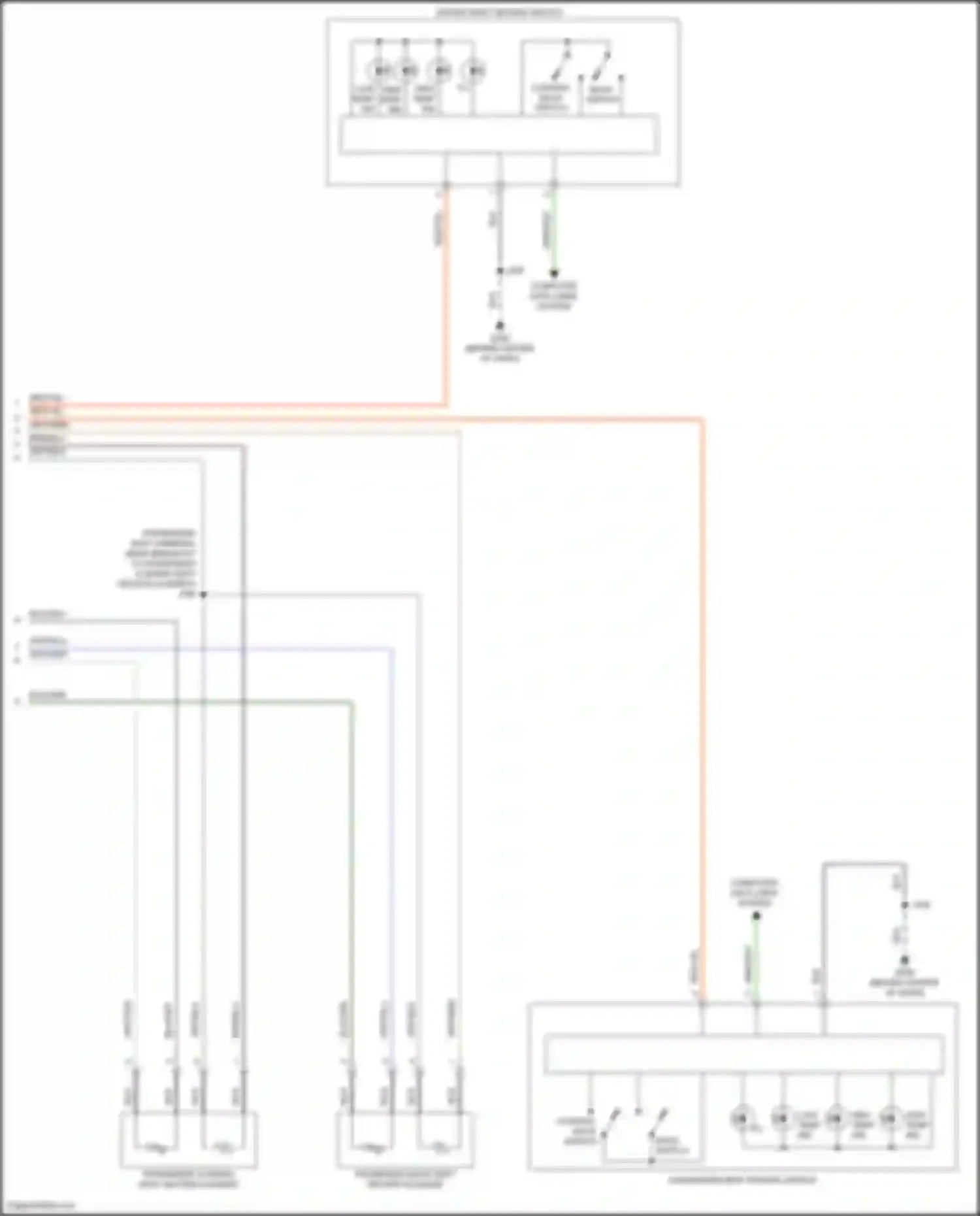 Terrain GMC II facelift (2021-2024): Front heated seats circuit, w/o ventilation (2 of 2)
