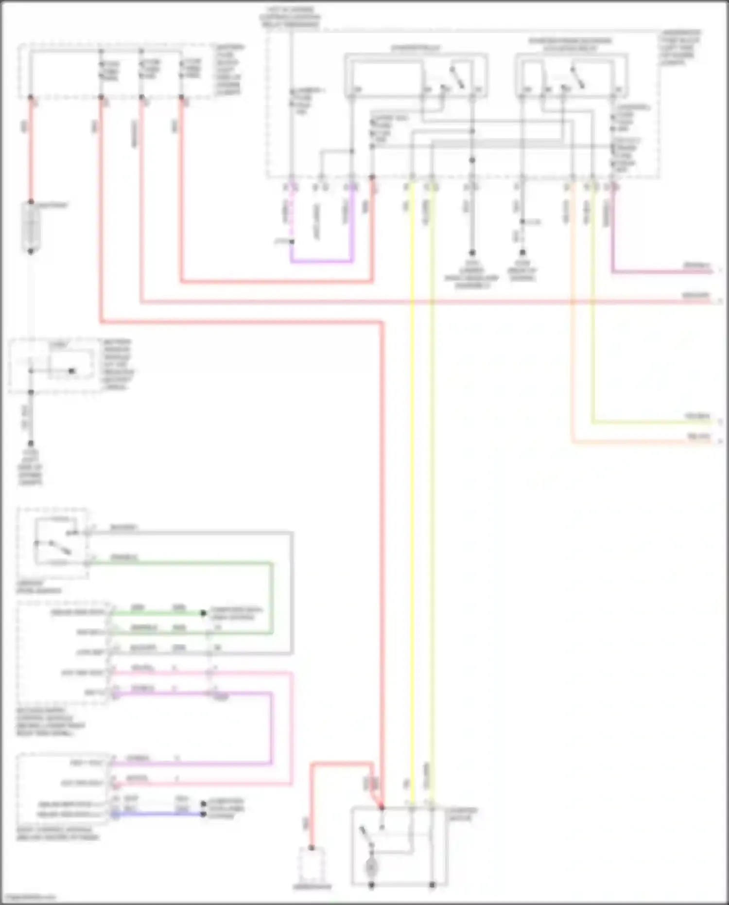 Terrain GMC II facelift (2021-2024): Starting circuit, w/ start/stop system (1 of 2)