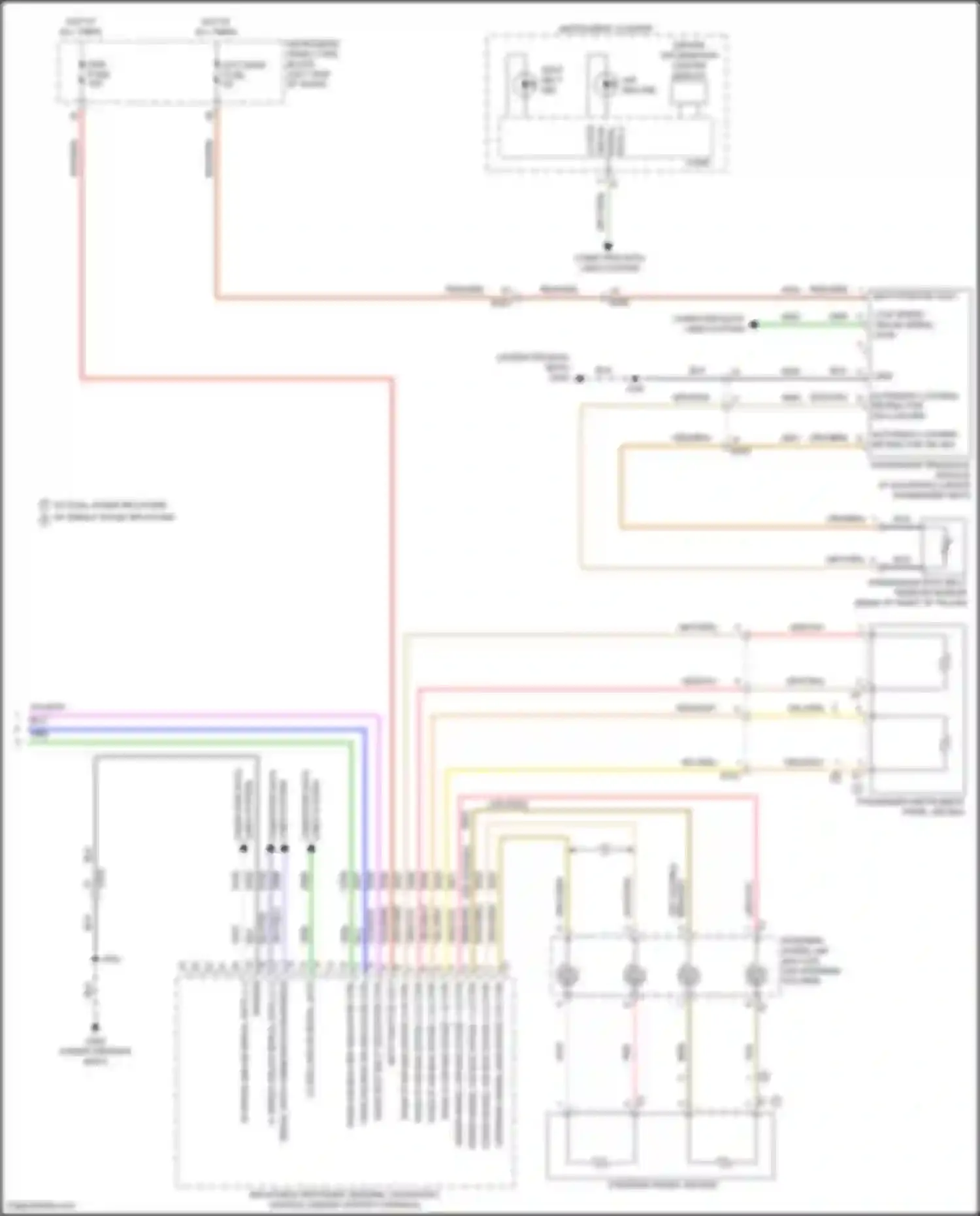 Terrain GMC II facelift (2021-2024): Supplemental restraints circuit (3 of 3)