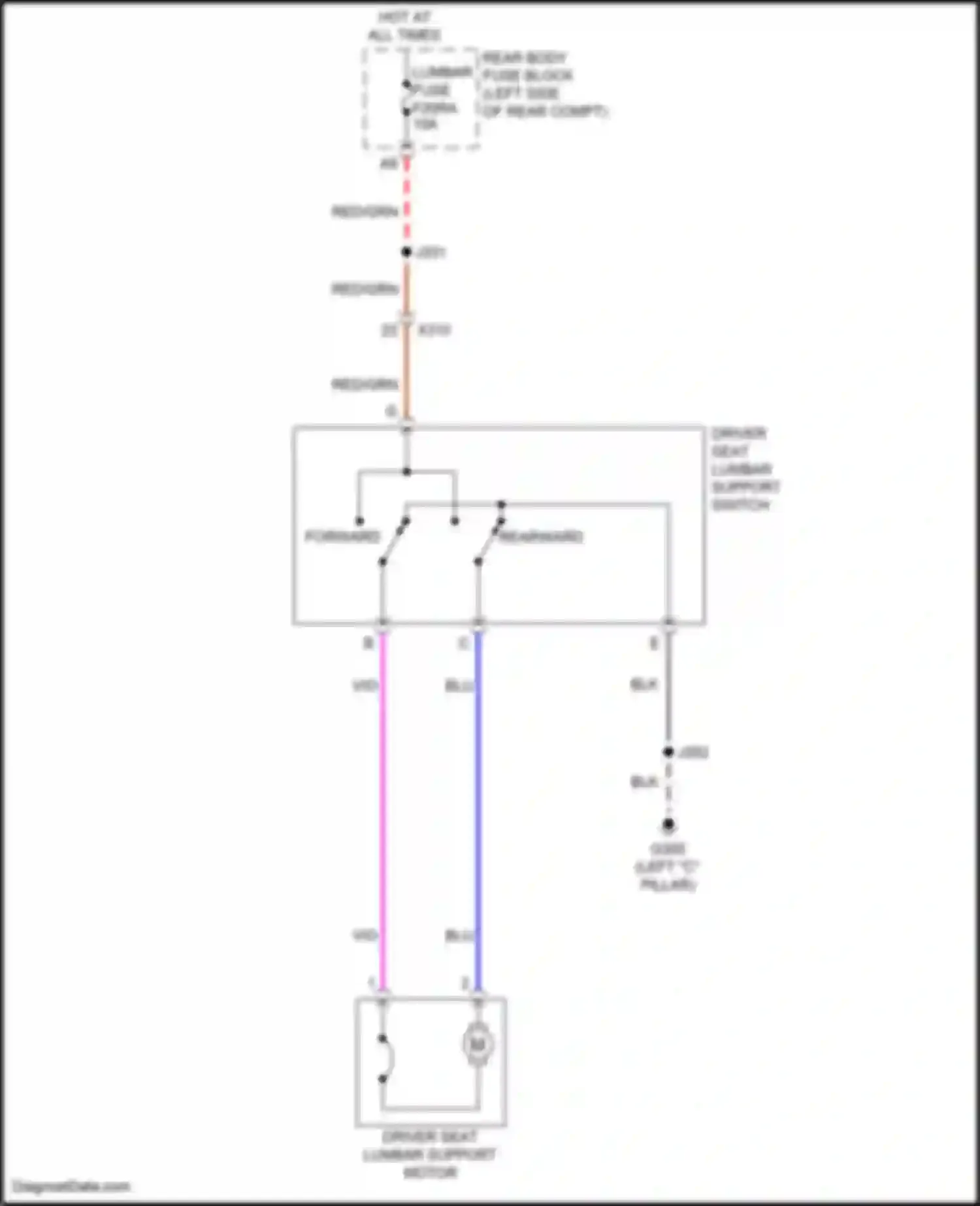 Wiring diagram blu for GMC Terrain II facelift (2021-2024) (71 of 102)