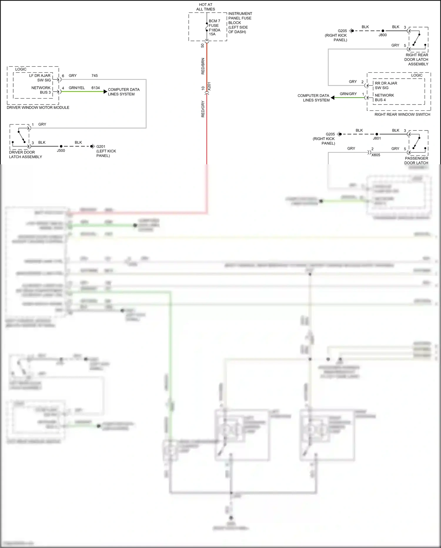 GMC Terrain II facelift (2021-2024) computer data lines system wiring diagram  (12 of 109)
