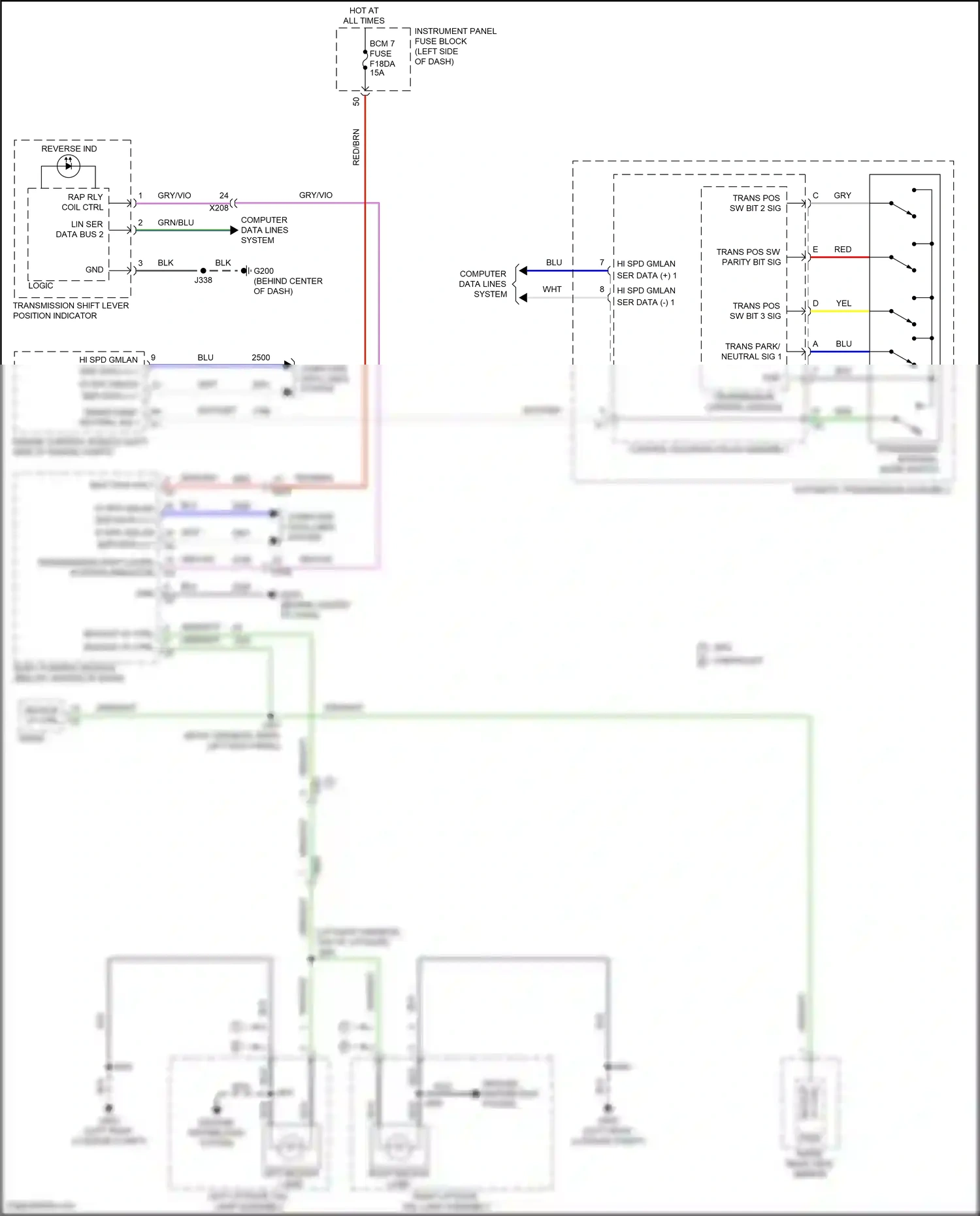 GMC Terrain II facelift (2021-2024) computer data lines system wiring diagram  (11 of 109)